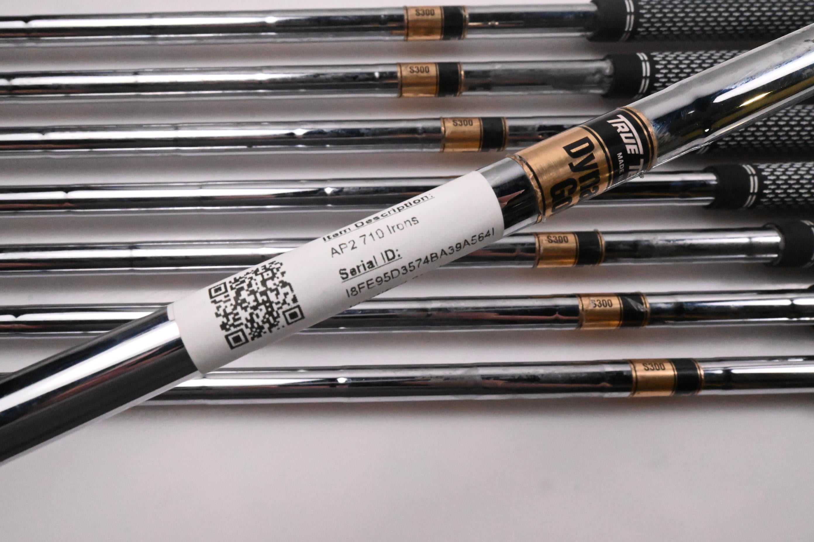 Titleist AP2 710 Irons / 3-PW / Stiff Flex True Temper Dynamic Gold S300 Shafts