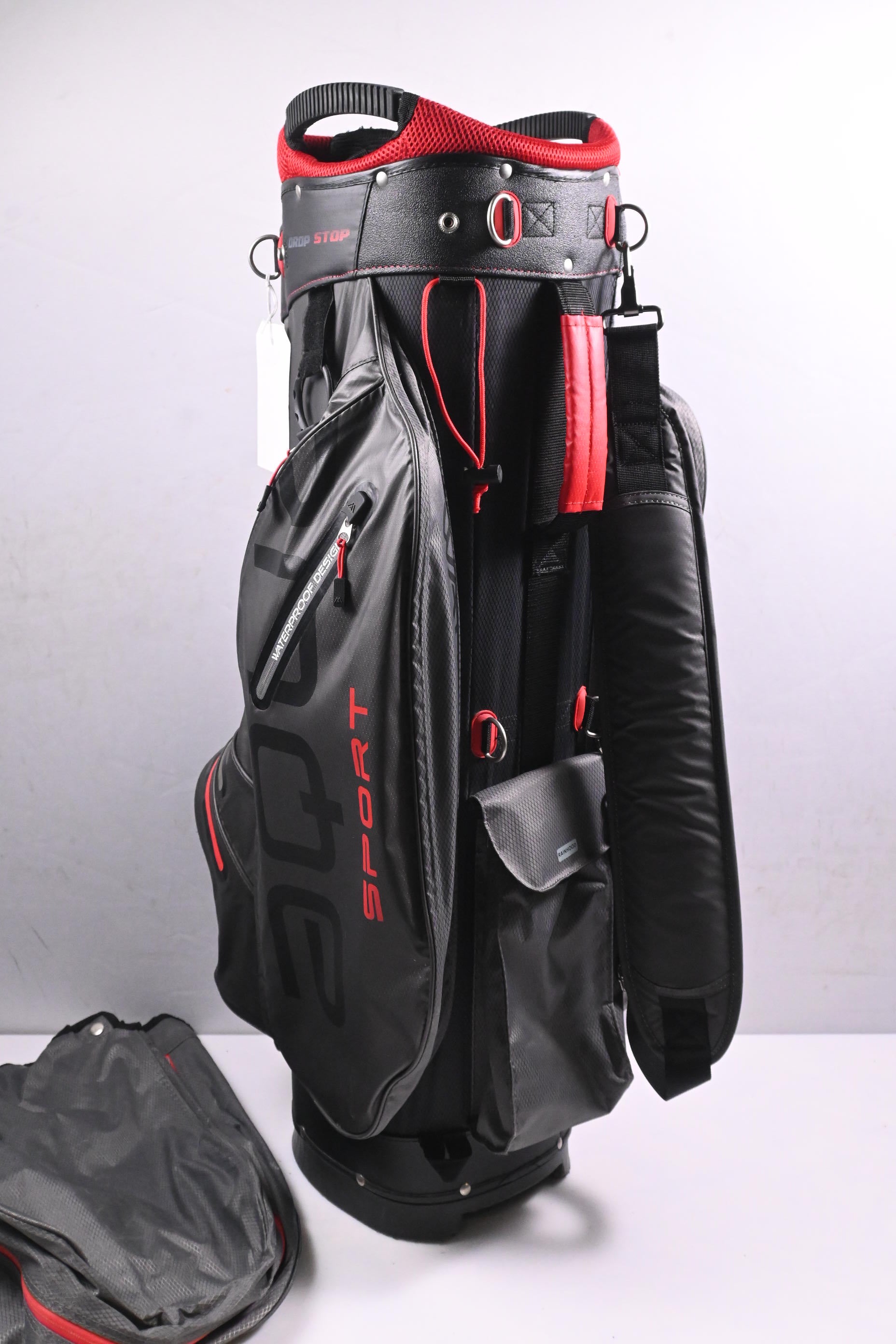 Big Max Aqua Sport Dry Series Cart Bag / 15-Way Divider / Black & Red