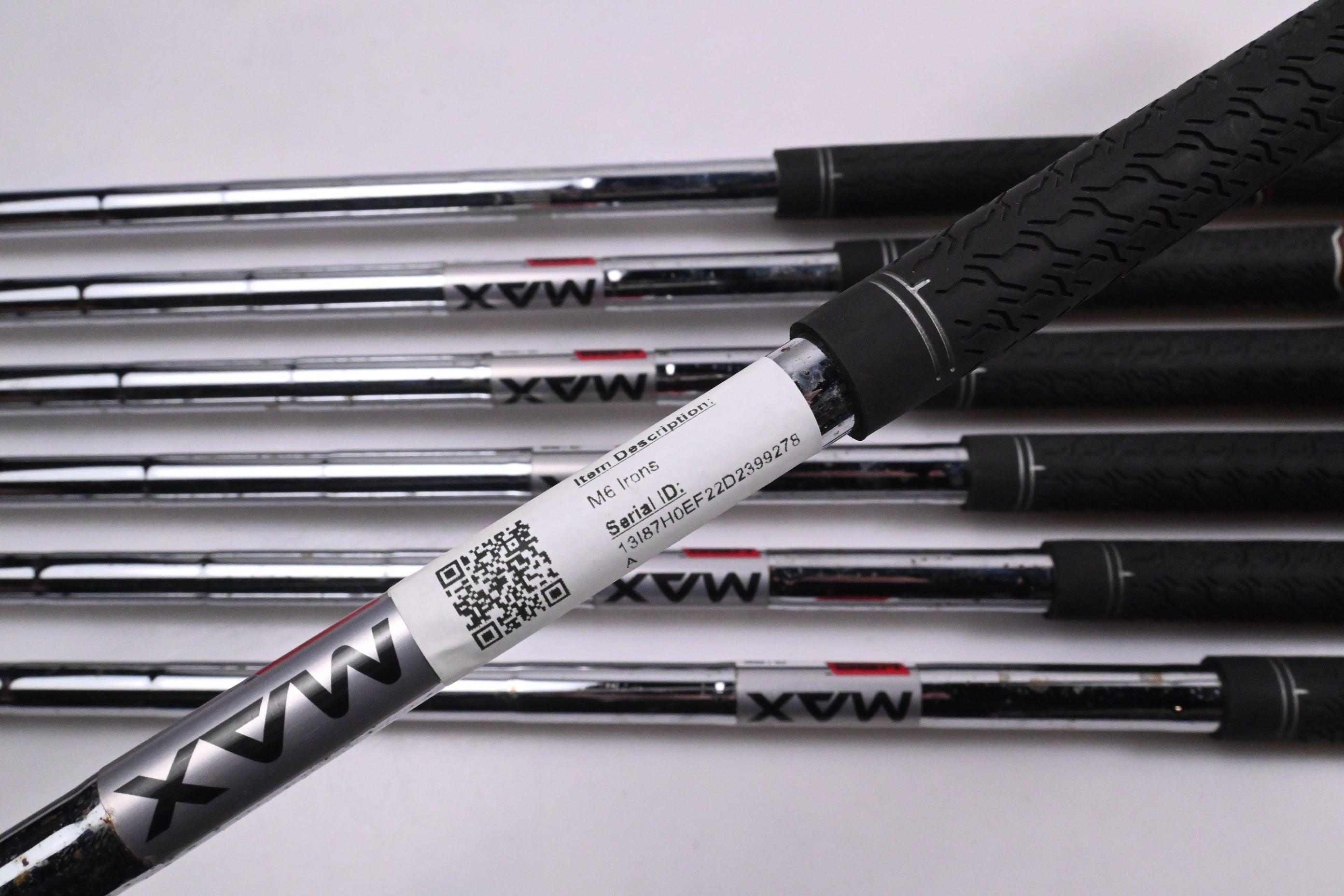 Taylormade M6 Irons / 5-PW+SW / Regular Flex KBS MAX 85 Shafts