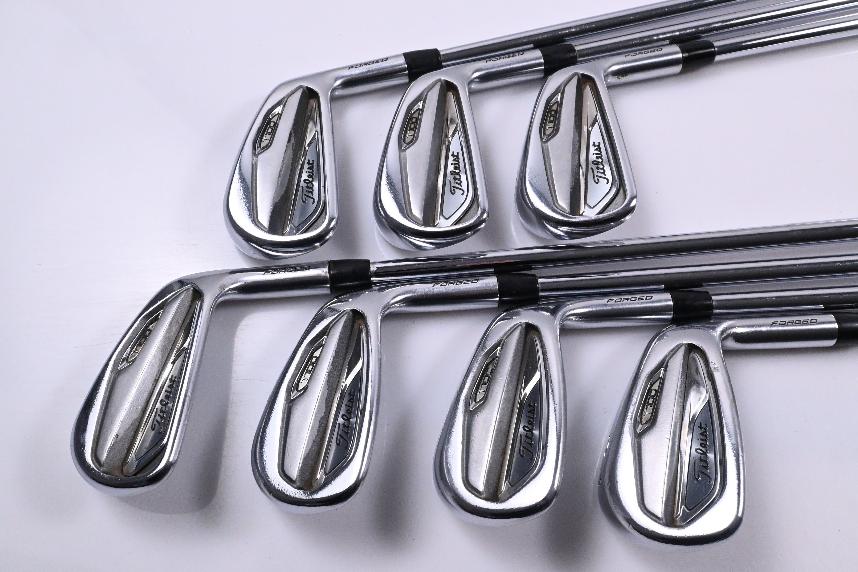 Titleist T100 2019 Irons / 4-PW / Stiff Flex AMT Tour White S300 Shafts