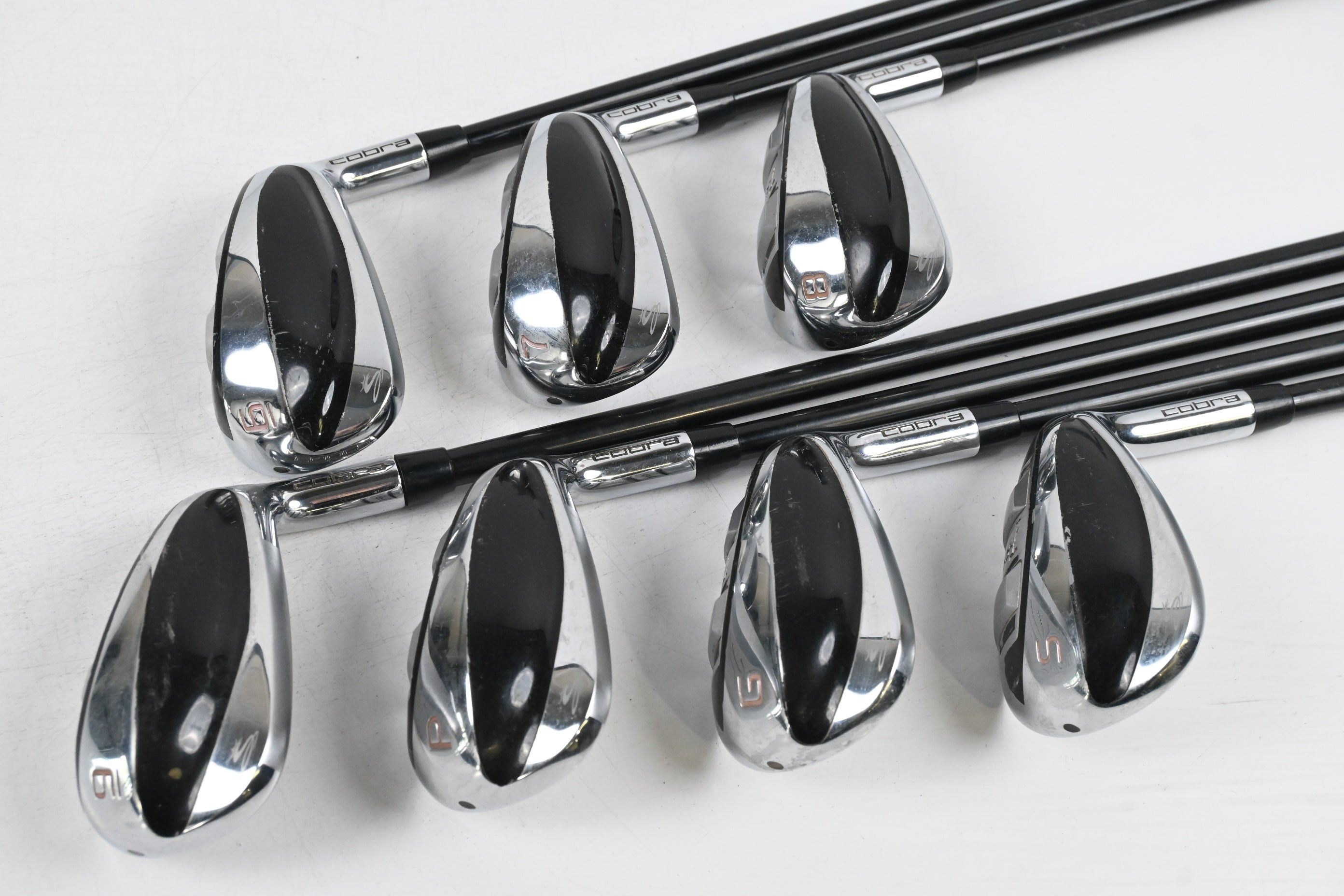 Ladies Cobra T-Rail Hybrid Combo Irons / 6-PW+SW / Ladies Flex Ultralite 45