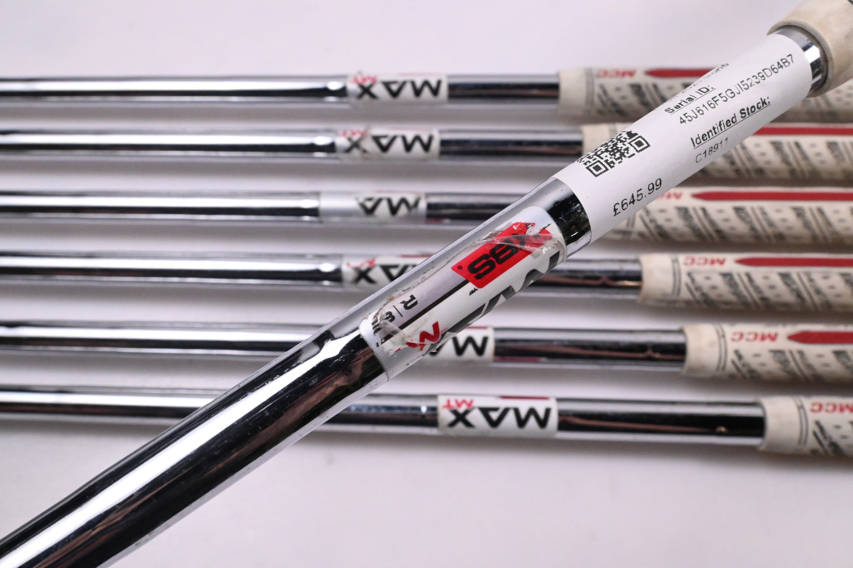 Left Hand Taylormade P790 2021 Irons / 5-PW+GW / Regular Flex KBS MAX MT 85