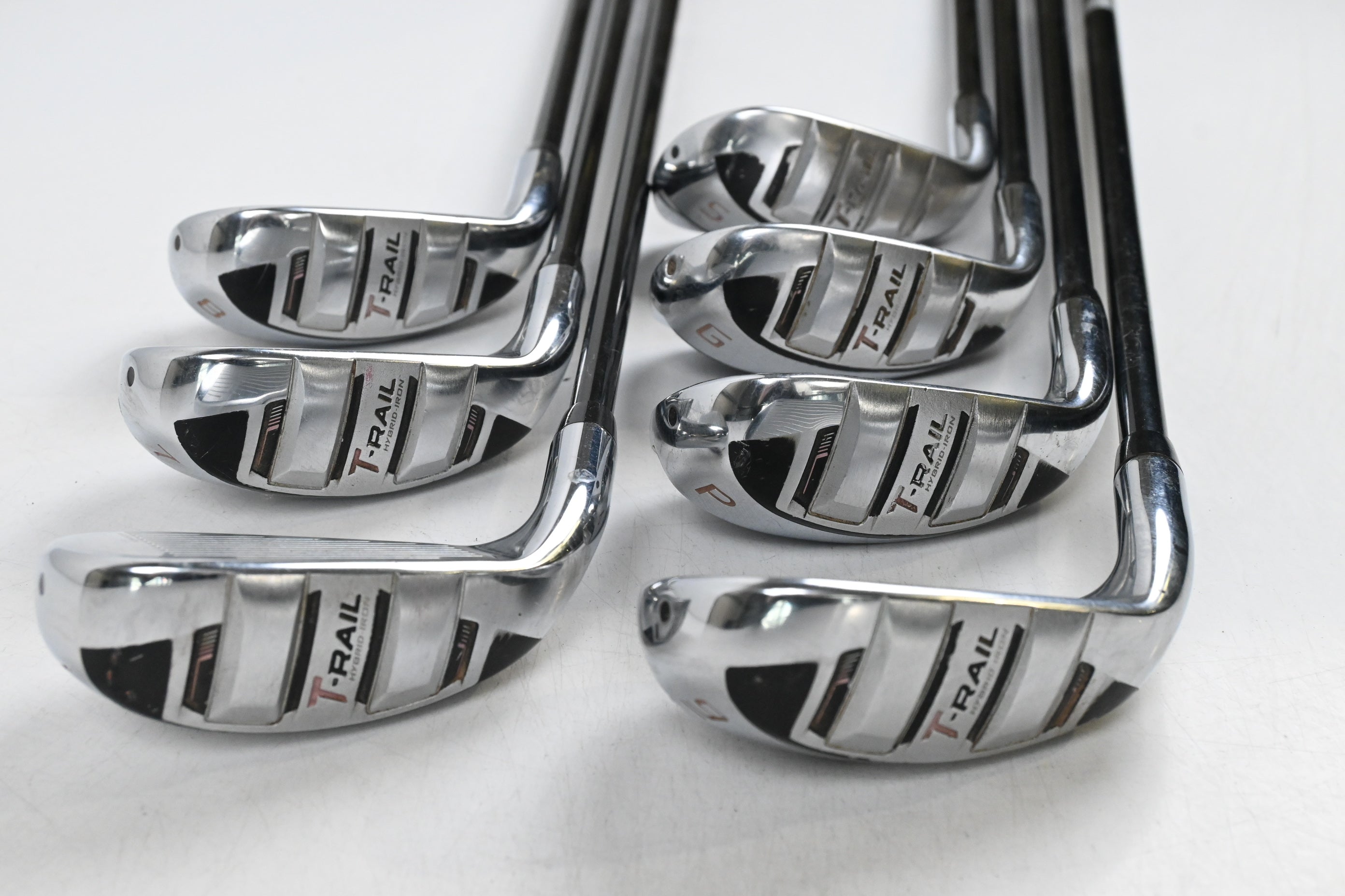Ladies Cobra T-Rail Hybrid Combo Irons / 6-PW+SW / Ladies Flex Ultralite 45