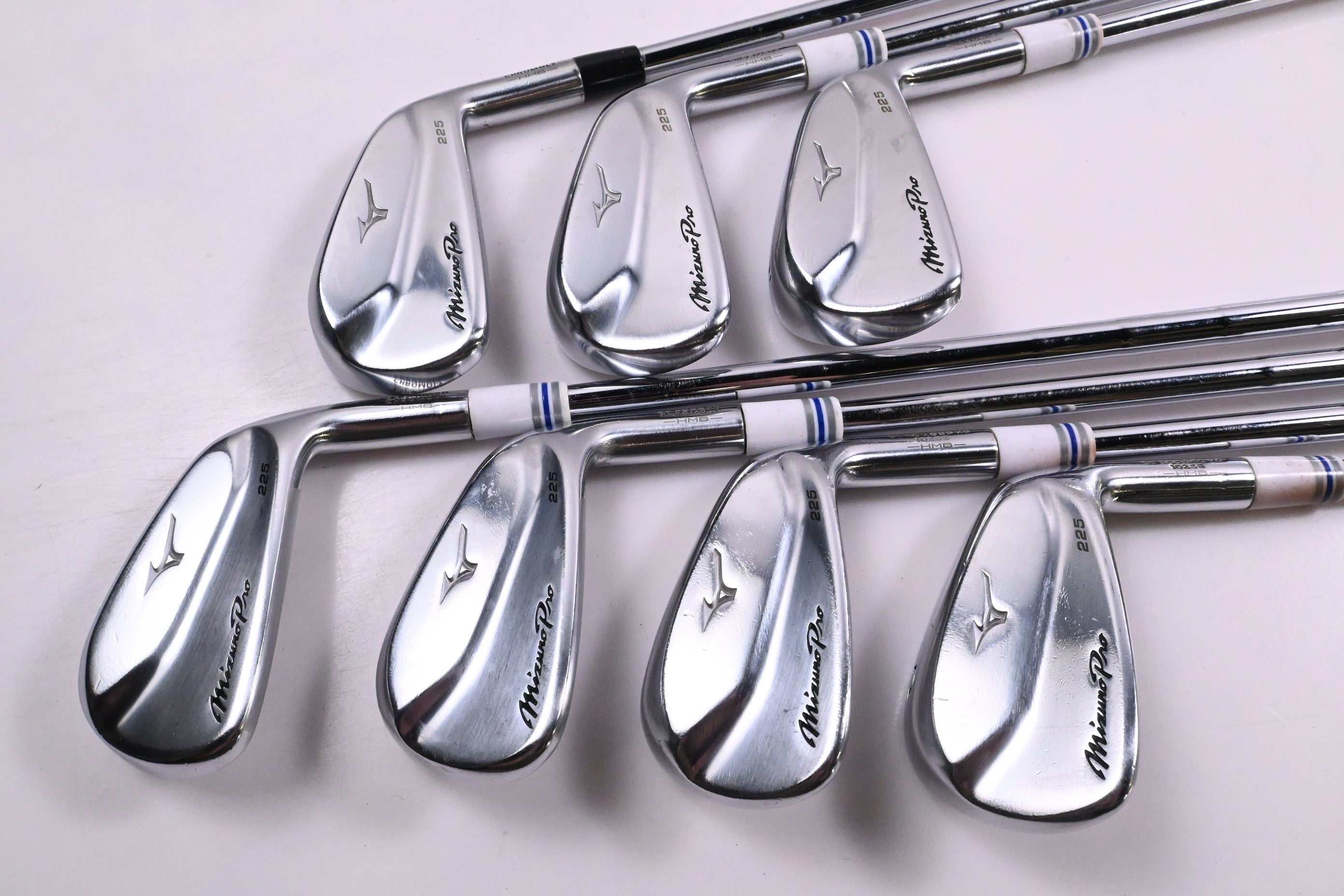 Mizuno Pro 225 Irons / 4-PW / Stiff Flex KBS Tour 120 Shafts
