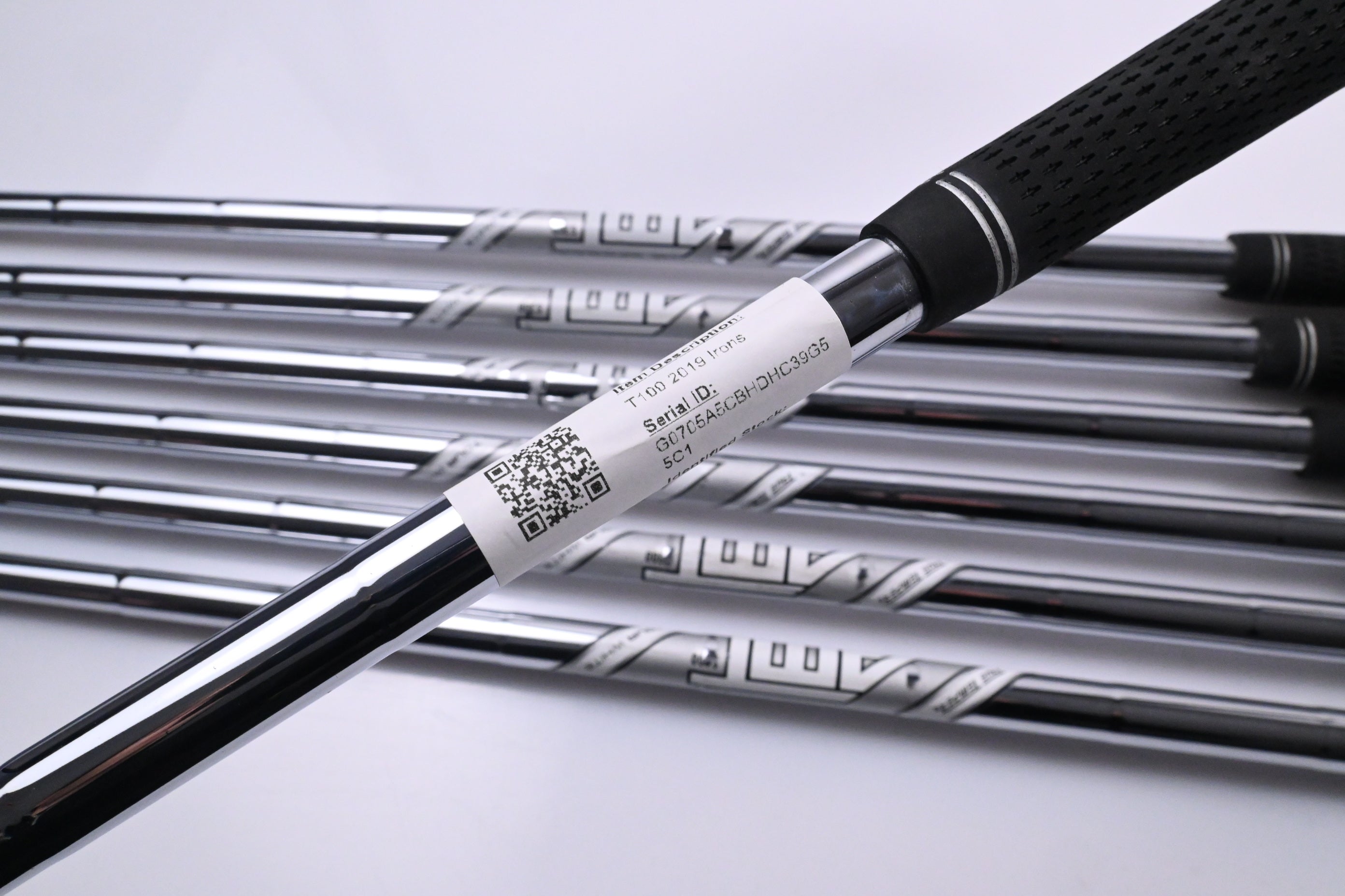 Titleist T100 2019 Irons / 4-PW / Stiff Flex AMT Tour White S300 Shafts