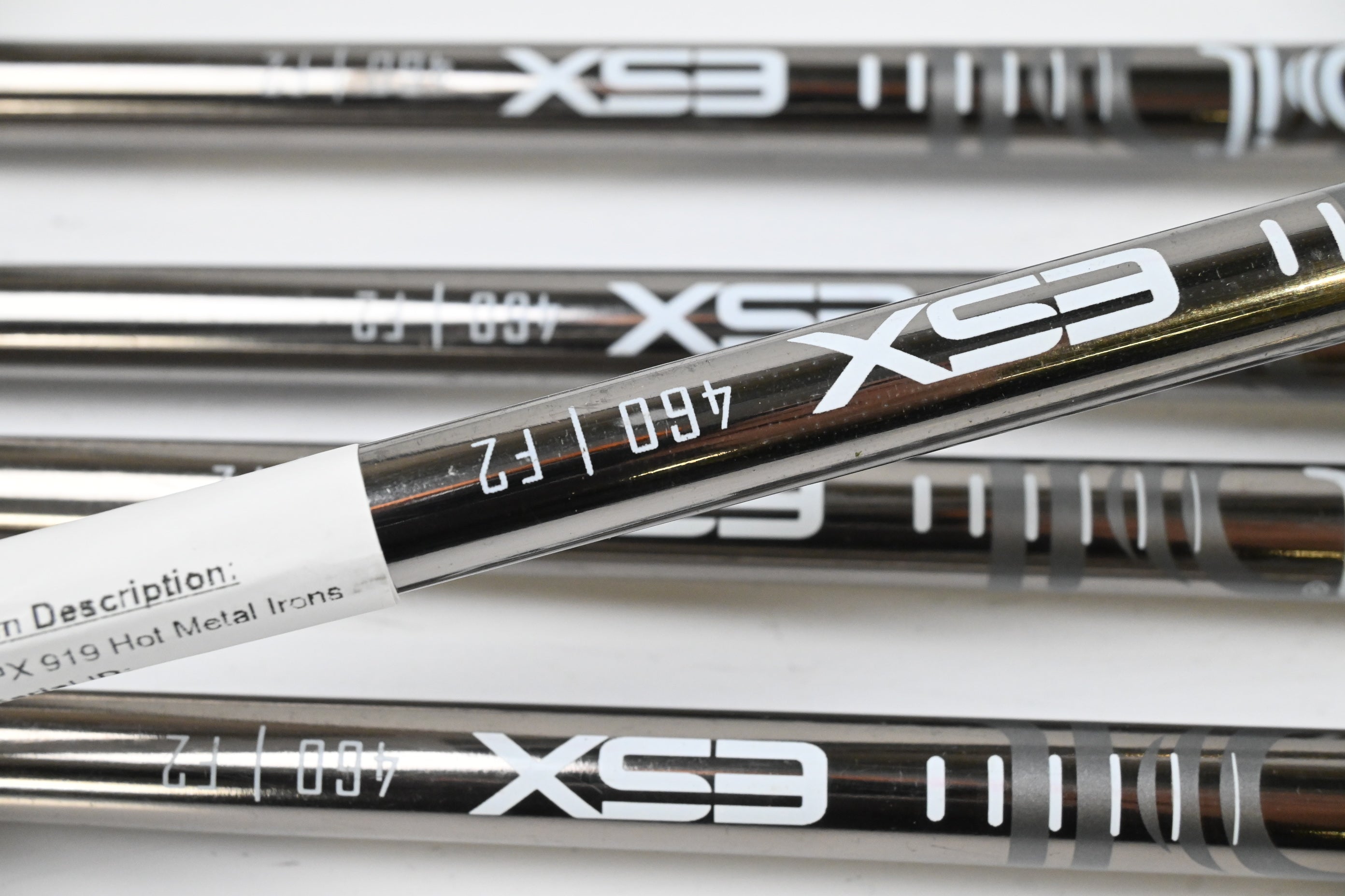 Mizuno JPX 919 Hot Metal Irons / 7-PW+SW / Senior Flex UST Mamiya Recoil ESX 460