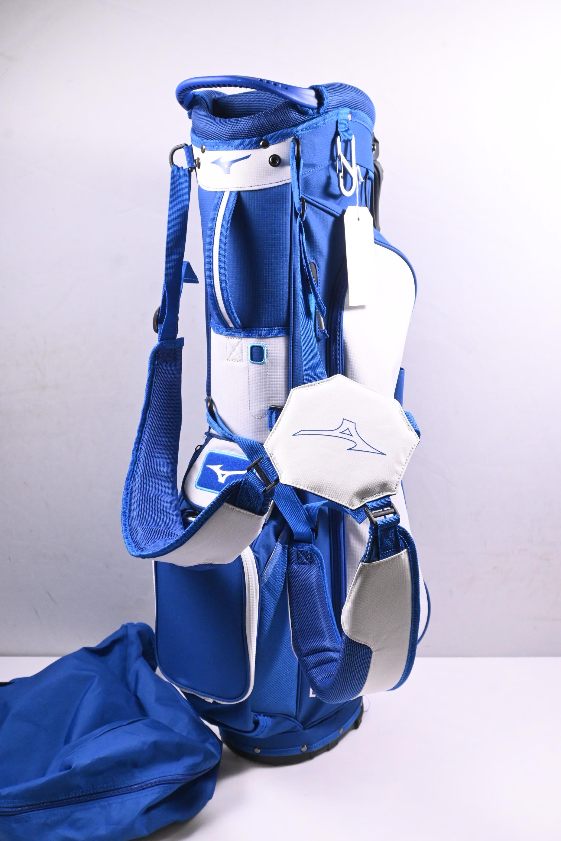 Mizuno BR-D3 Stand Bag / 4-Way Divider / Blue & White