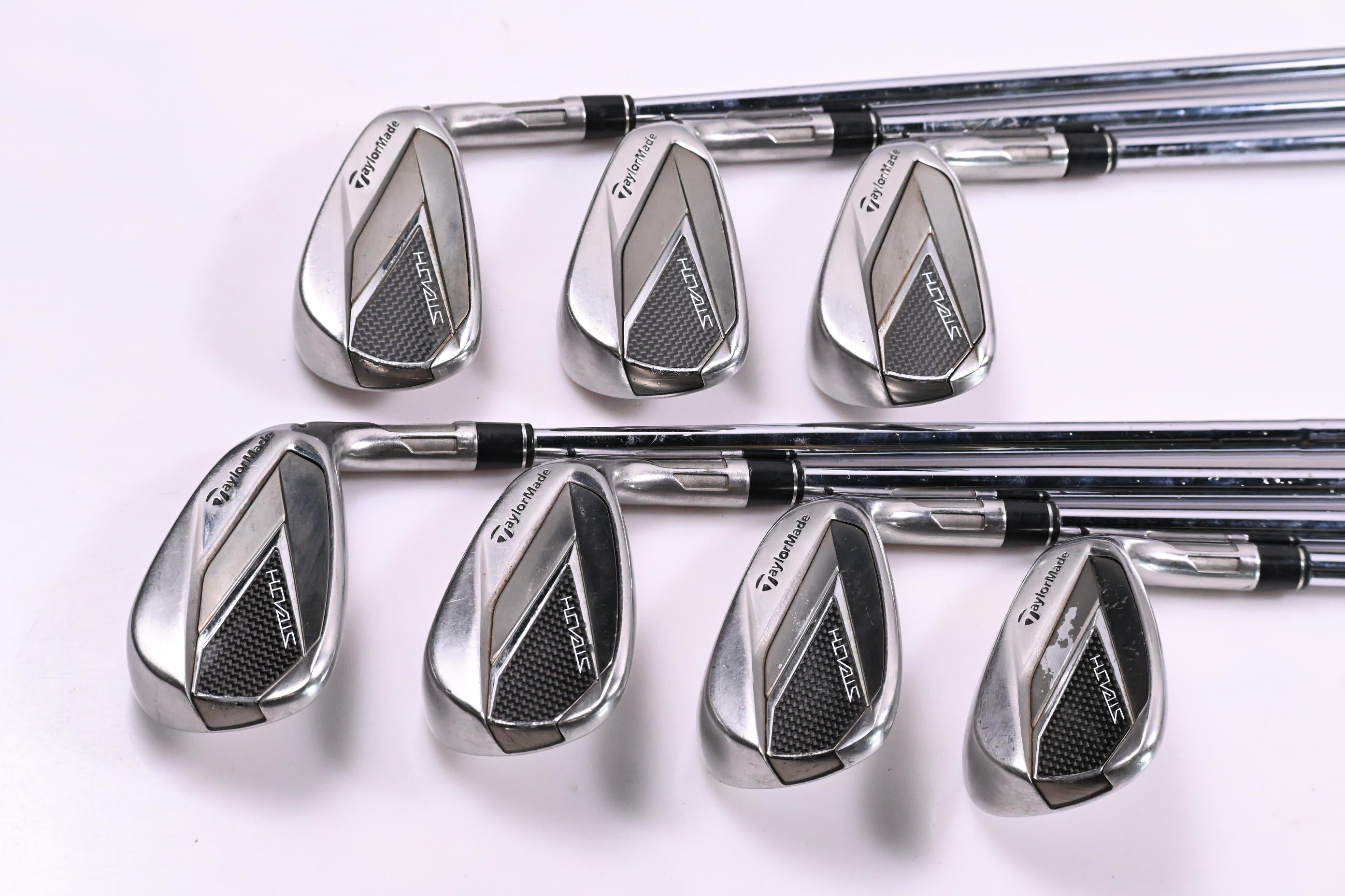 Taylormade Stealth Irons / 5-PW+GW / Stiff Flex Dynamic Gold 105 S300 Shafts