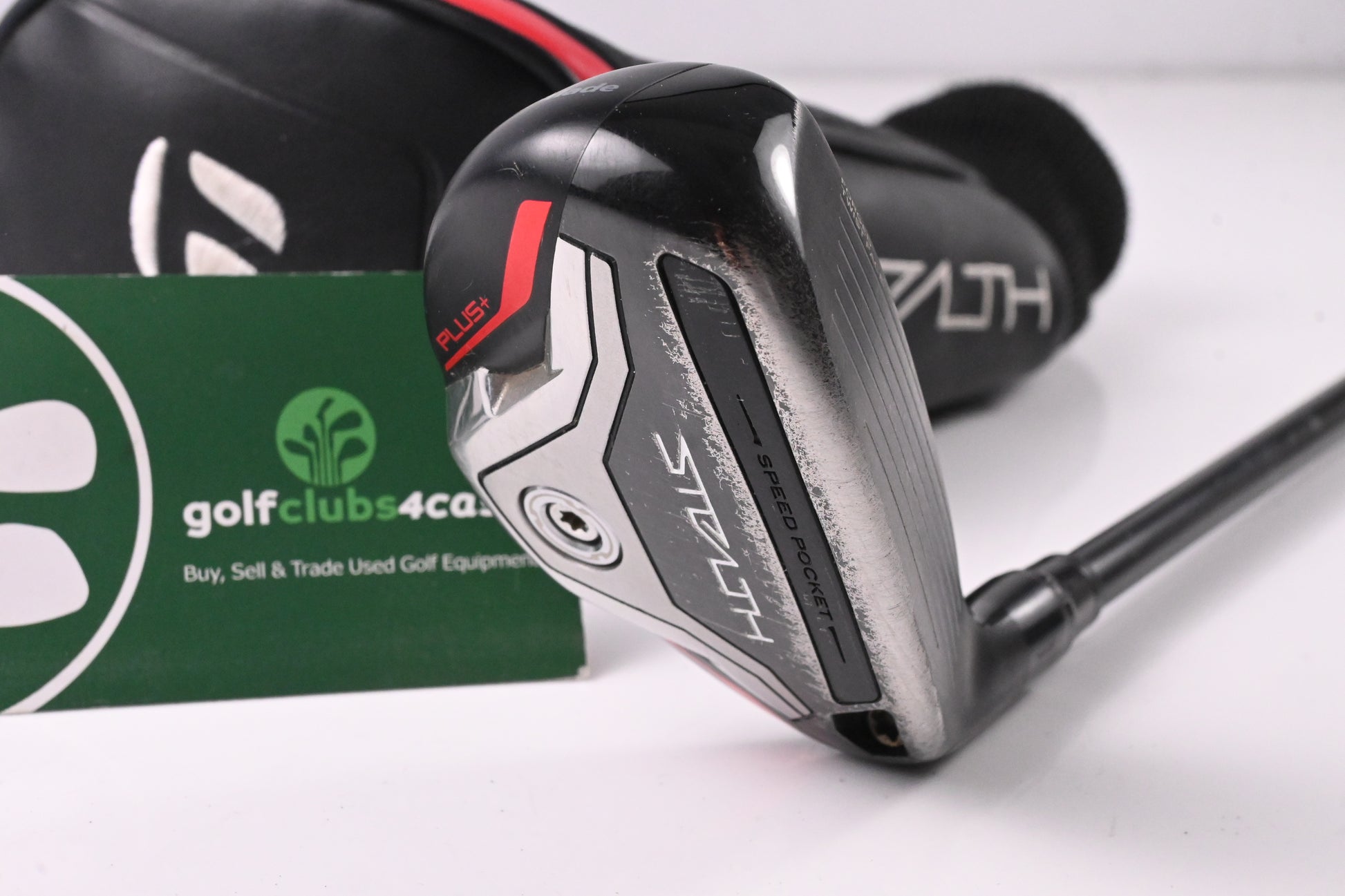 Taylormade Stealth Plus #3 Hybrid / 19.5 Degree / Stiff Flex KBS Hybrid 80 Shaft