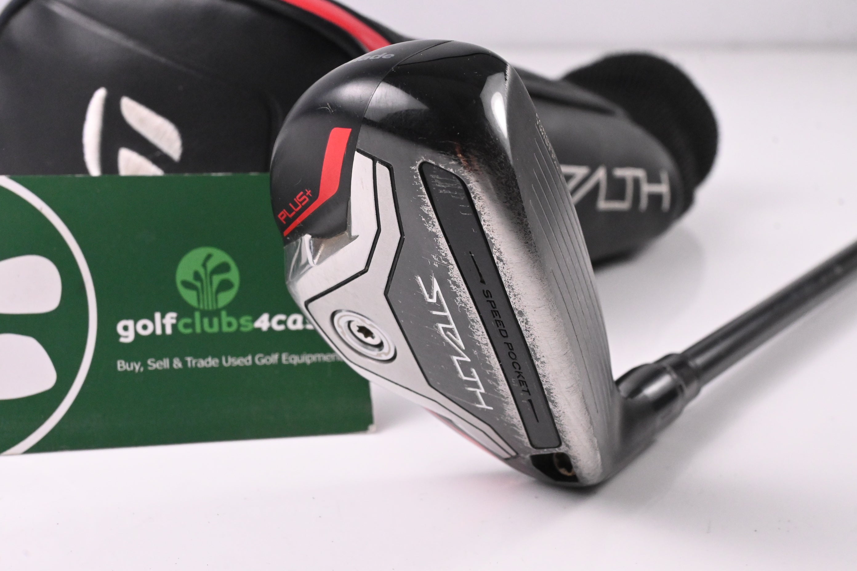 Taylormade Stealth Plus #3 Hybrid / 19.5 Degree / Stiff Flex KBS Hybrid 80 Shaft