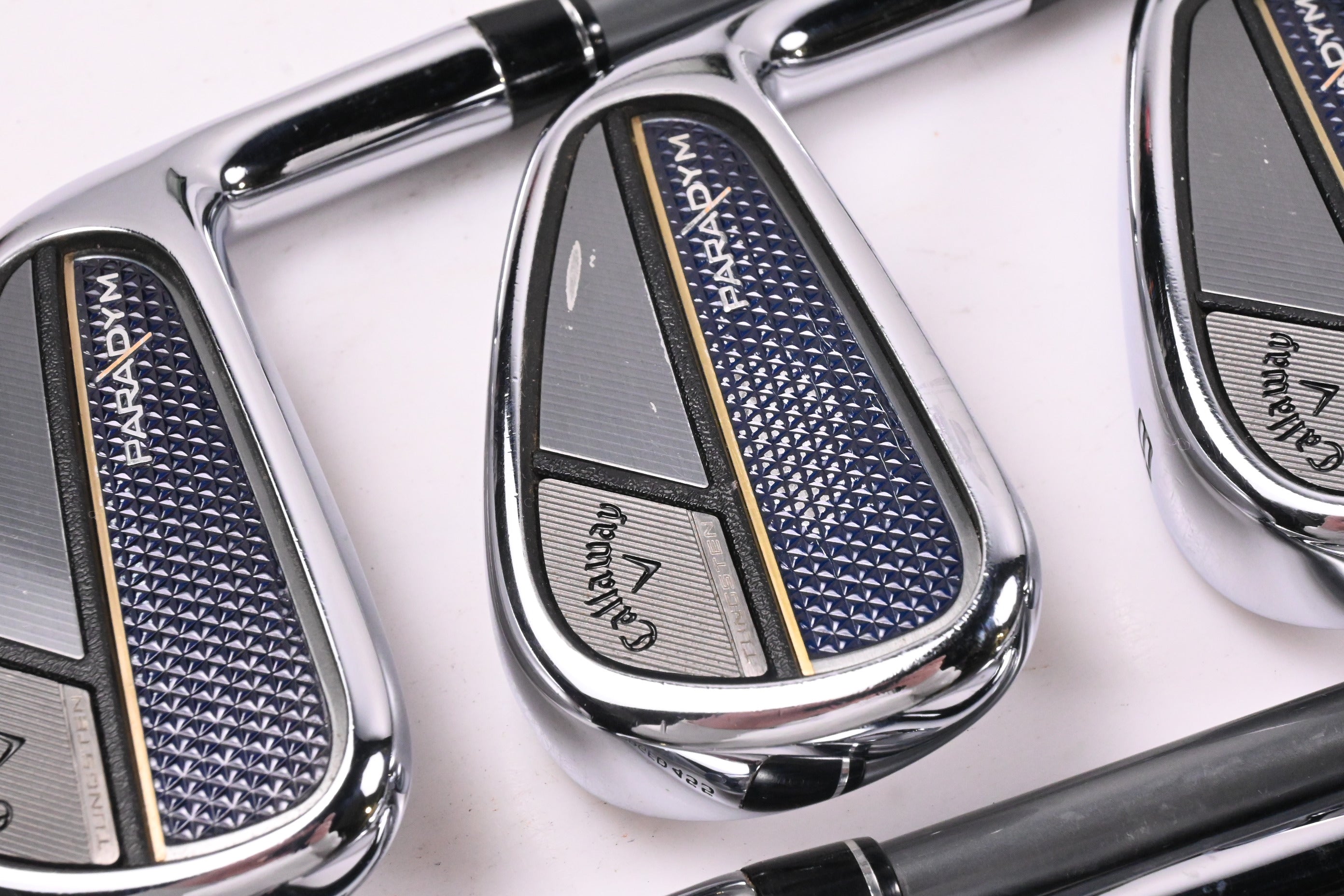 Callaway Paradym Irons / 6-PW+GW / Regular Flex Hzrdus Gen4 Silver 65 Shafts