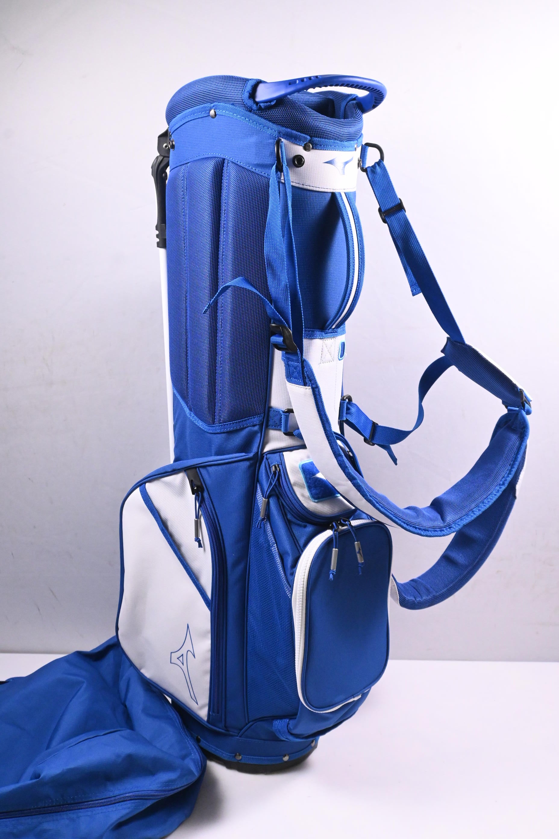 Mizuno BR-D3 Stand Bag / 4-Way Divider / Blue & White