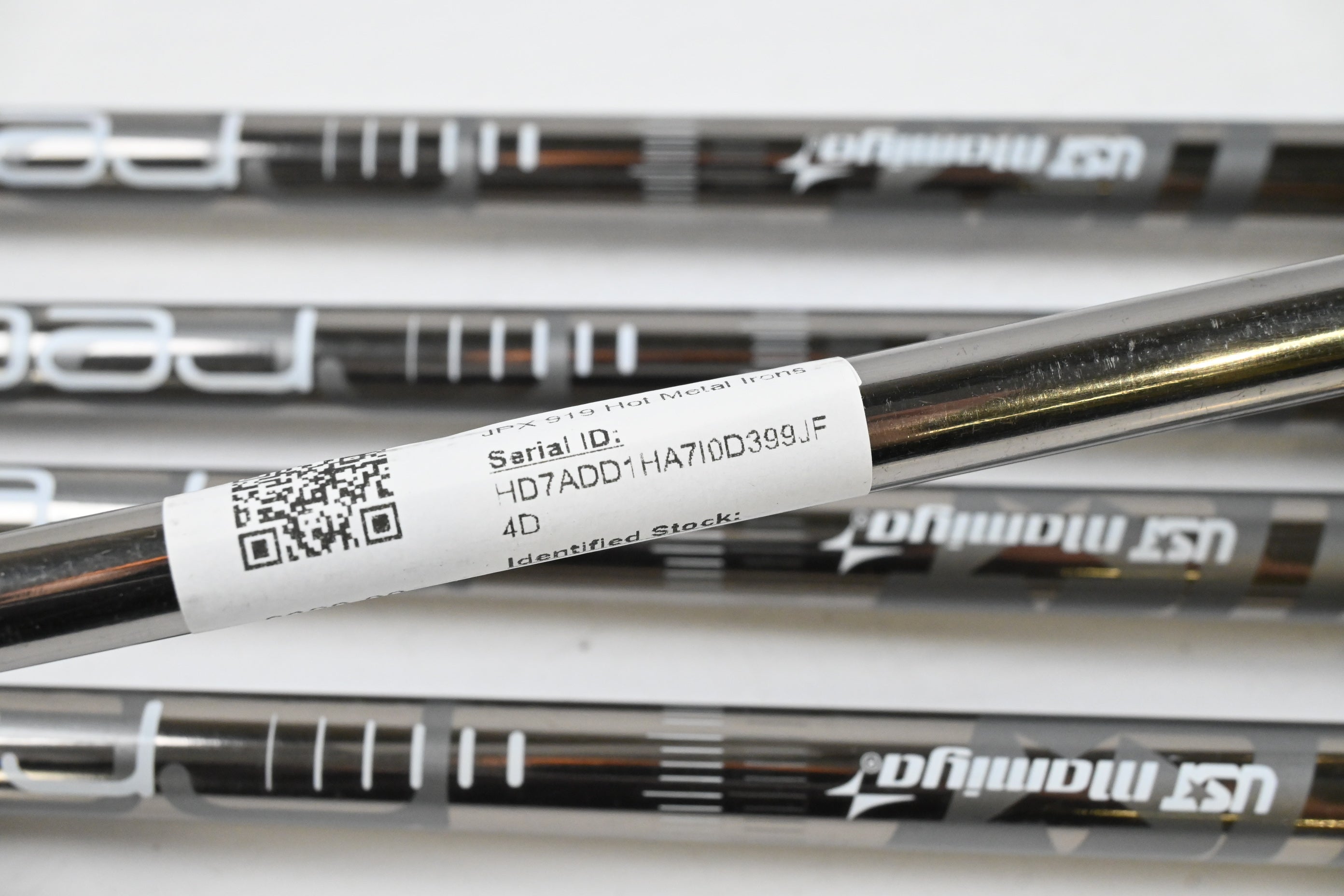 Mizuno JPX 919 Hot Metal Irons / 7-PW+SW / Senior Flex UST Mamiya Recoil ESX 460