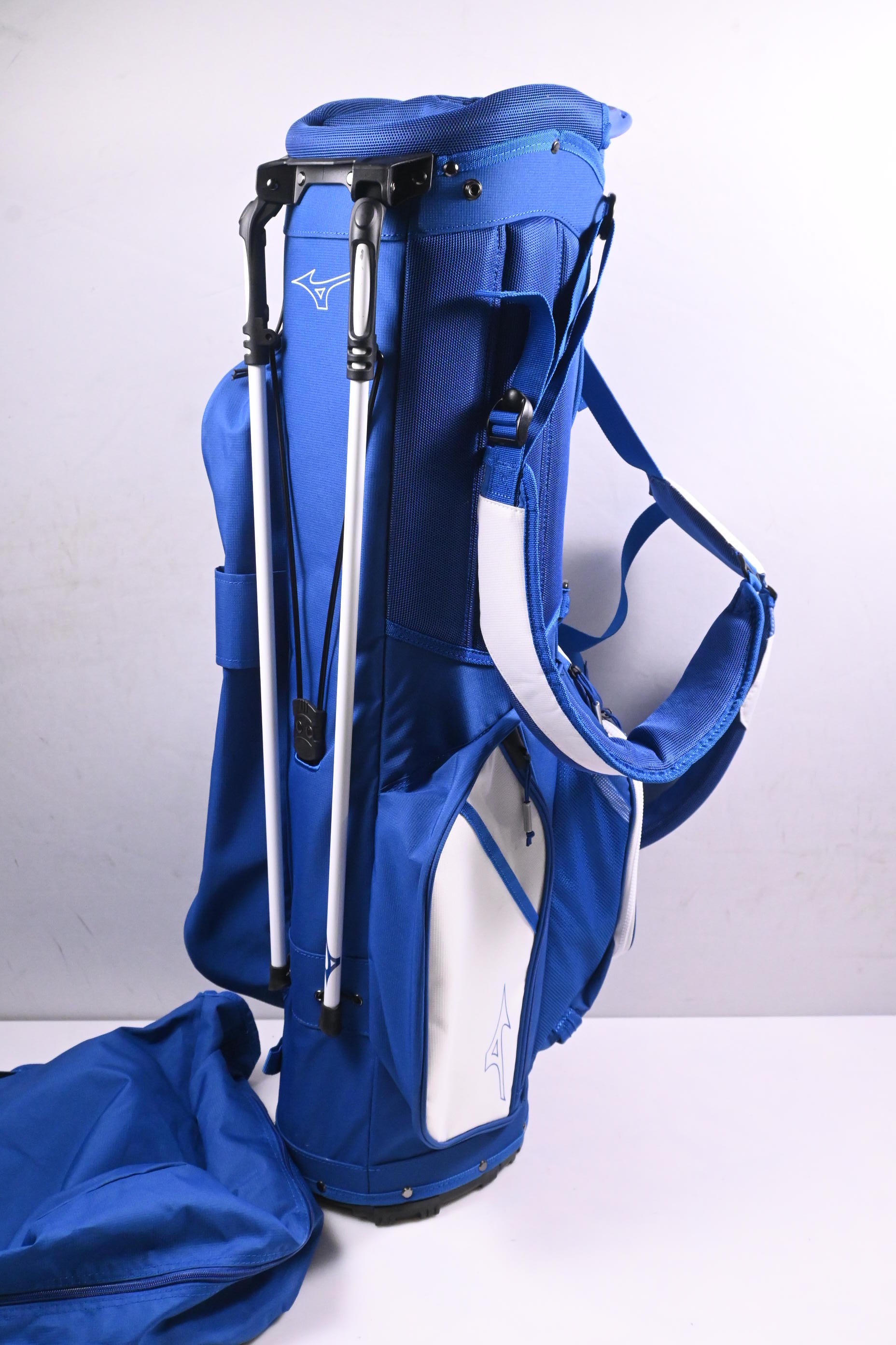 Mizuno BR-D3 Stand Bag / 4-Way Divider / Blue & White