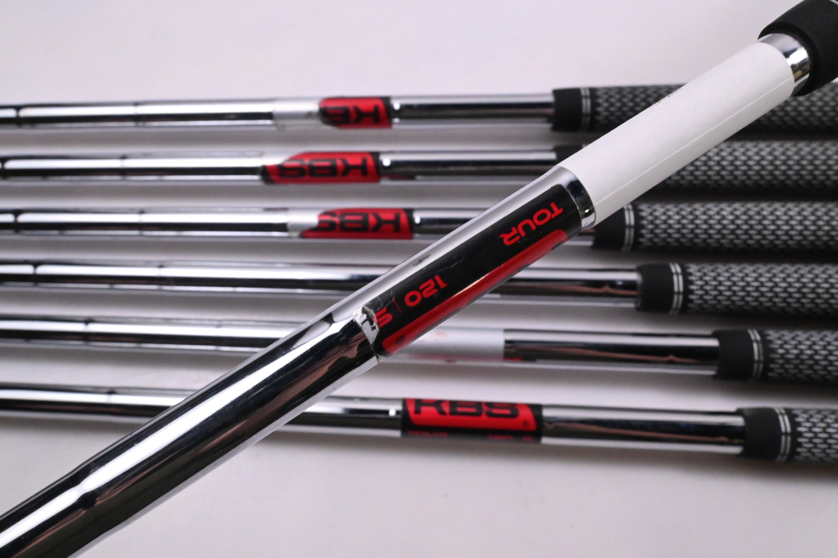 Mizuno Pro 225 Irons / 4-PW / Stiff Flex KBS Tour 120 Shafts