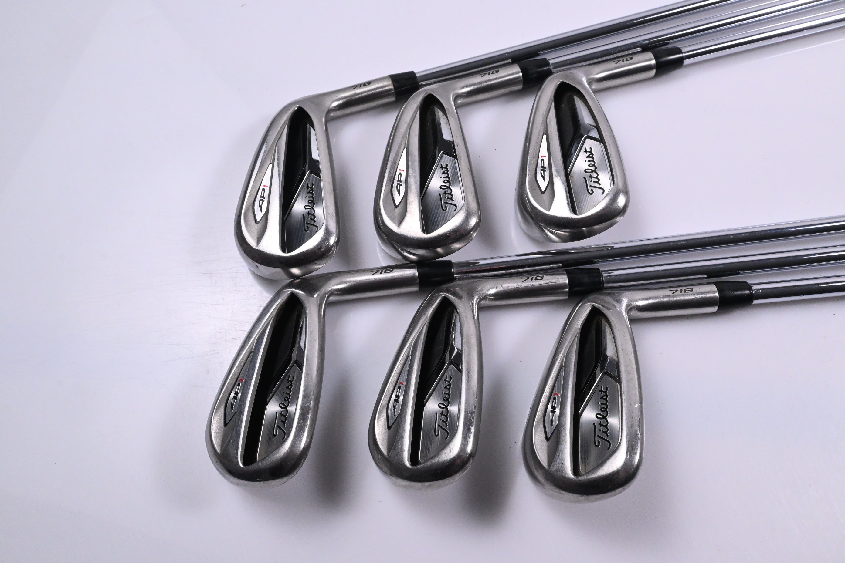 Titleist 718 AP1 Irons / 6-PW+48° / Regular Flex AMT Red R300 Shafts
