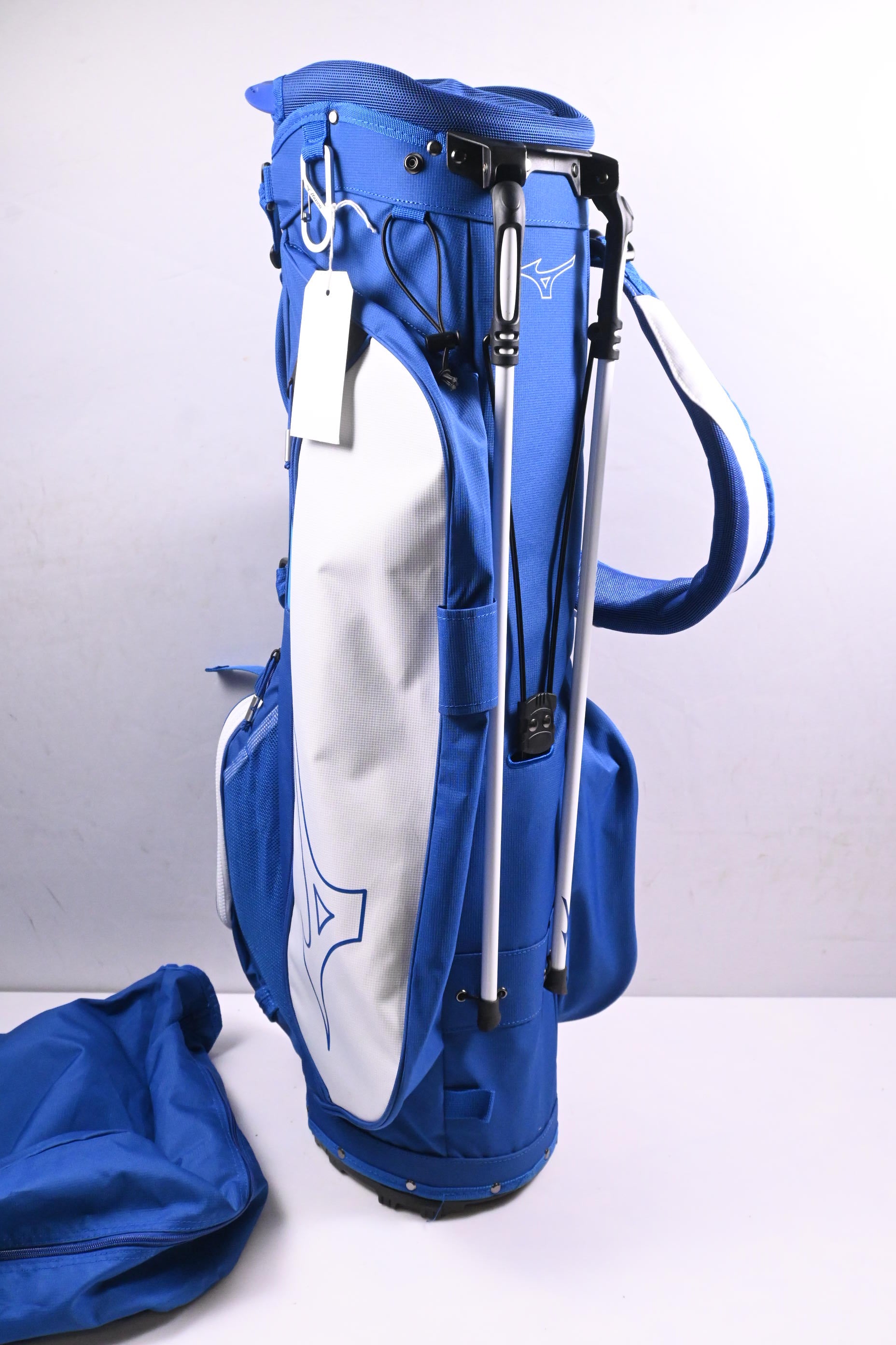Mizuno BR-D3 Stand Bag / 4-Way Divider / Blue & White