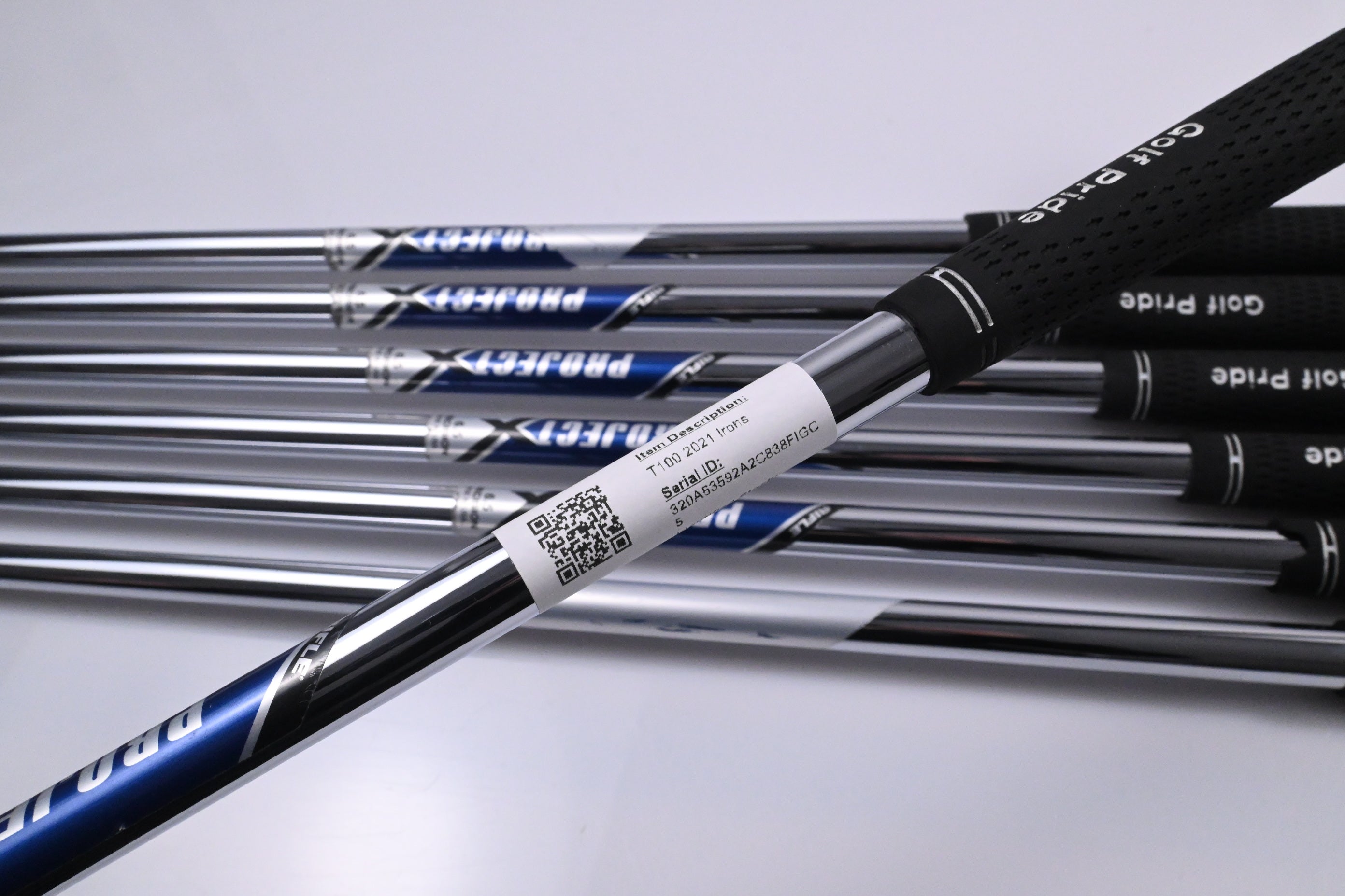 Titleist T100 2021 Irons / 3-9i / X-Flex Project X Rifle Shaft