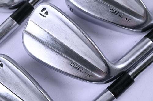 Left Hand Taylormade P790 2023 Irons / 5-PW / Stiff Flex Dynamic Gold 105 Shafts