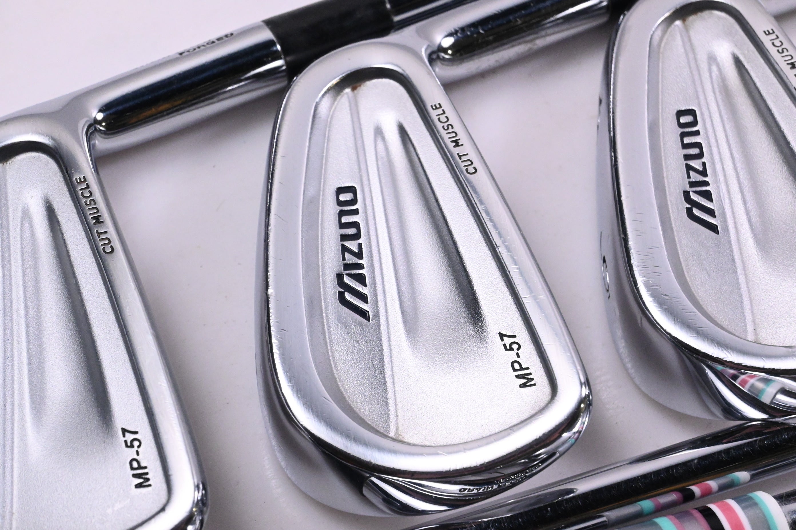 Mizuno MP-57 Irons / 4-PW / Regular Flex Dynamic Gold R300 Shafts