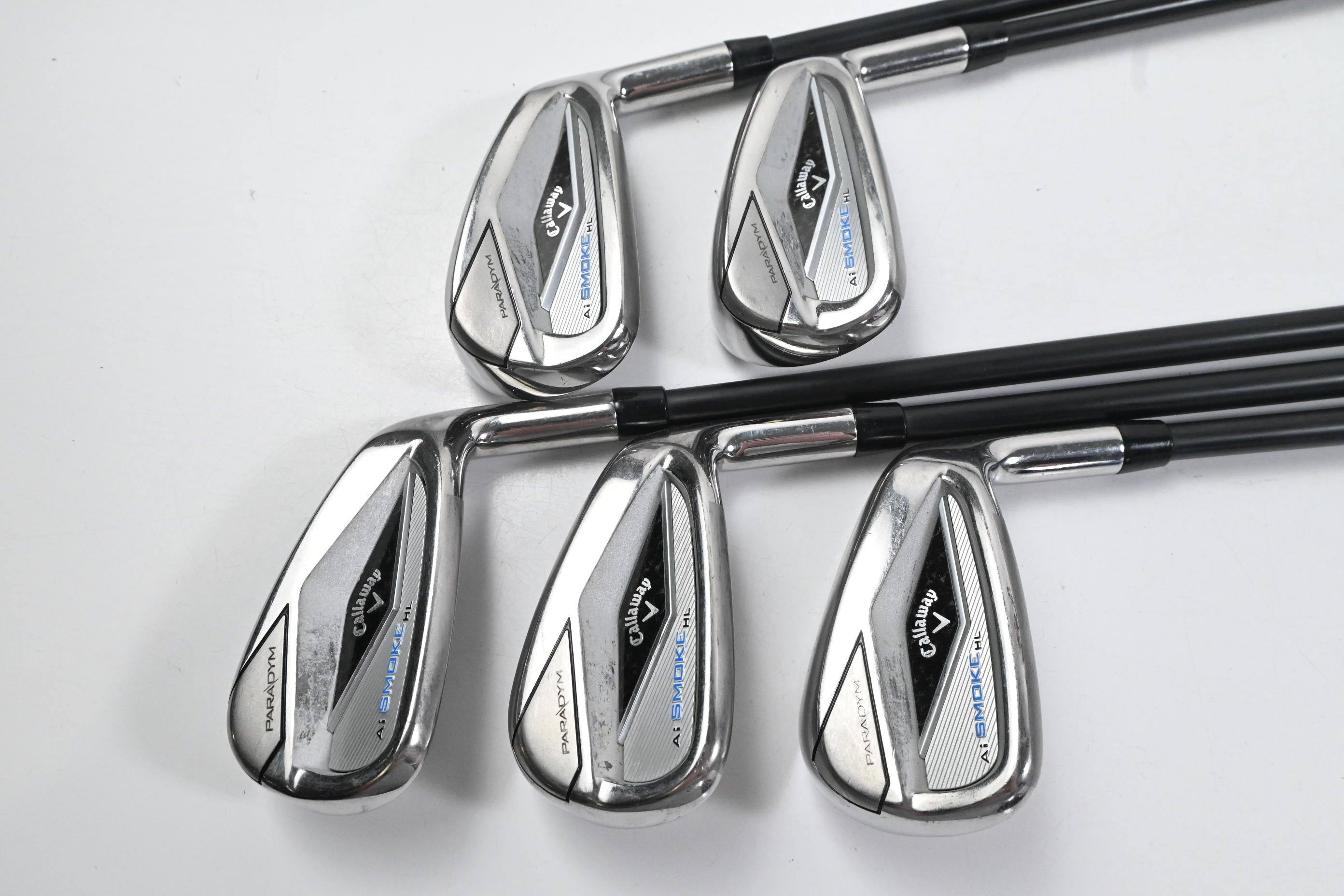 Callaway Paradym Ai Smoke HL Irons / 6-PW / Senior Flex Cypher 2.0 50 Shafts