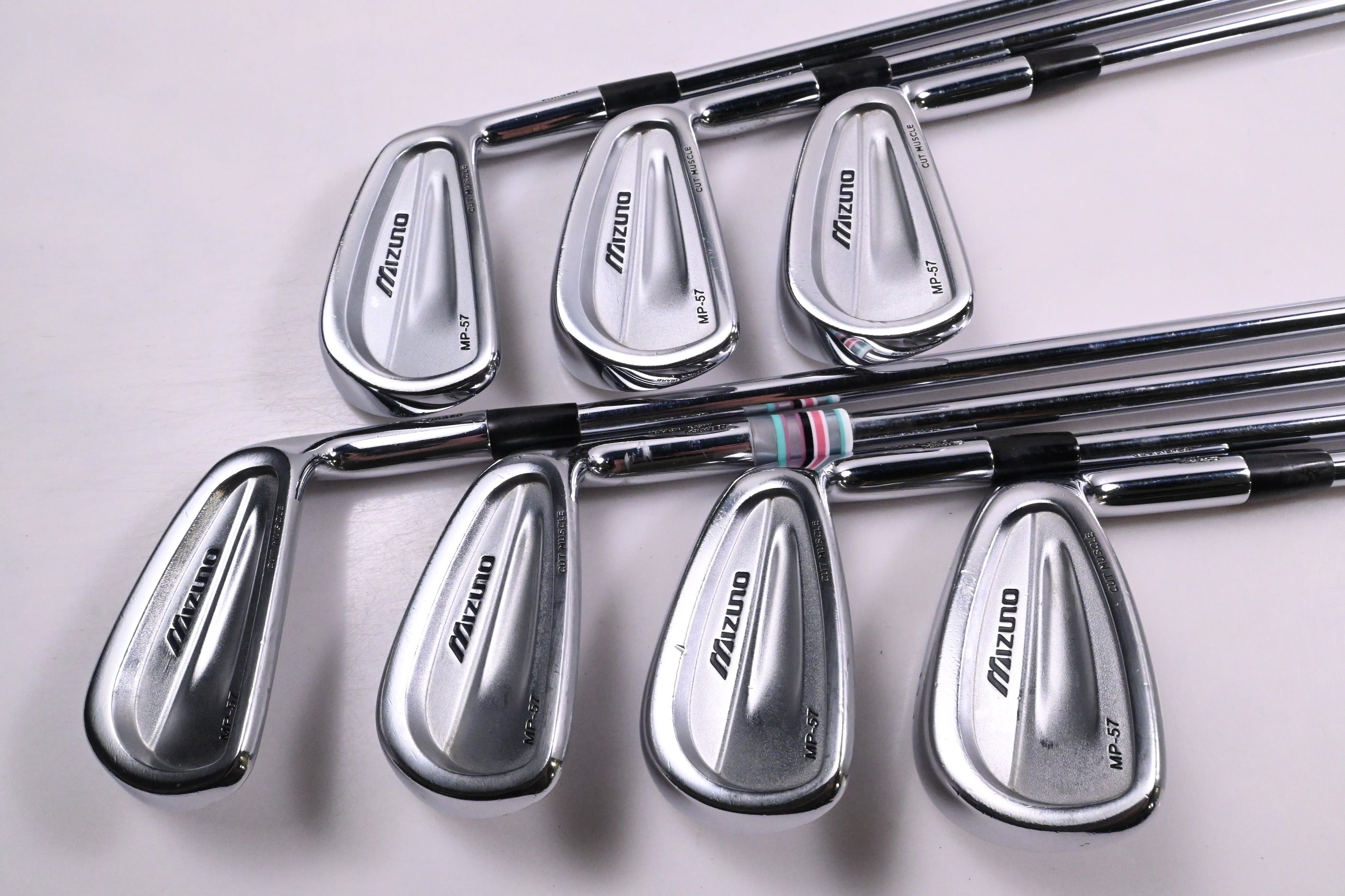 Mizuno MP-57 Irons / 4-PW / Regular Flex Dynamic Gold R300 Shafts