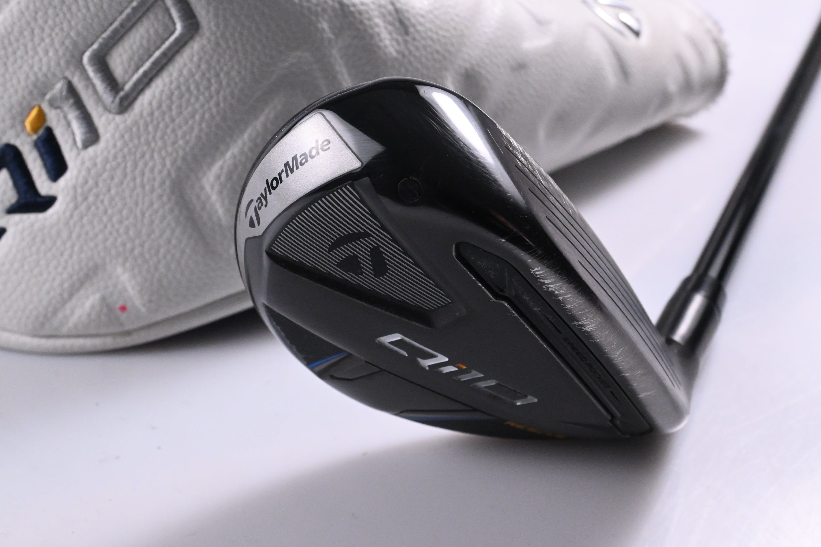 Taylormade Qi10 #4 Hybrid / 22 Degree / Stiff Flex Ventus TR Blue 7 Shaft