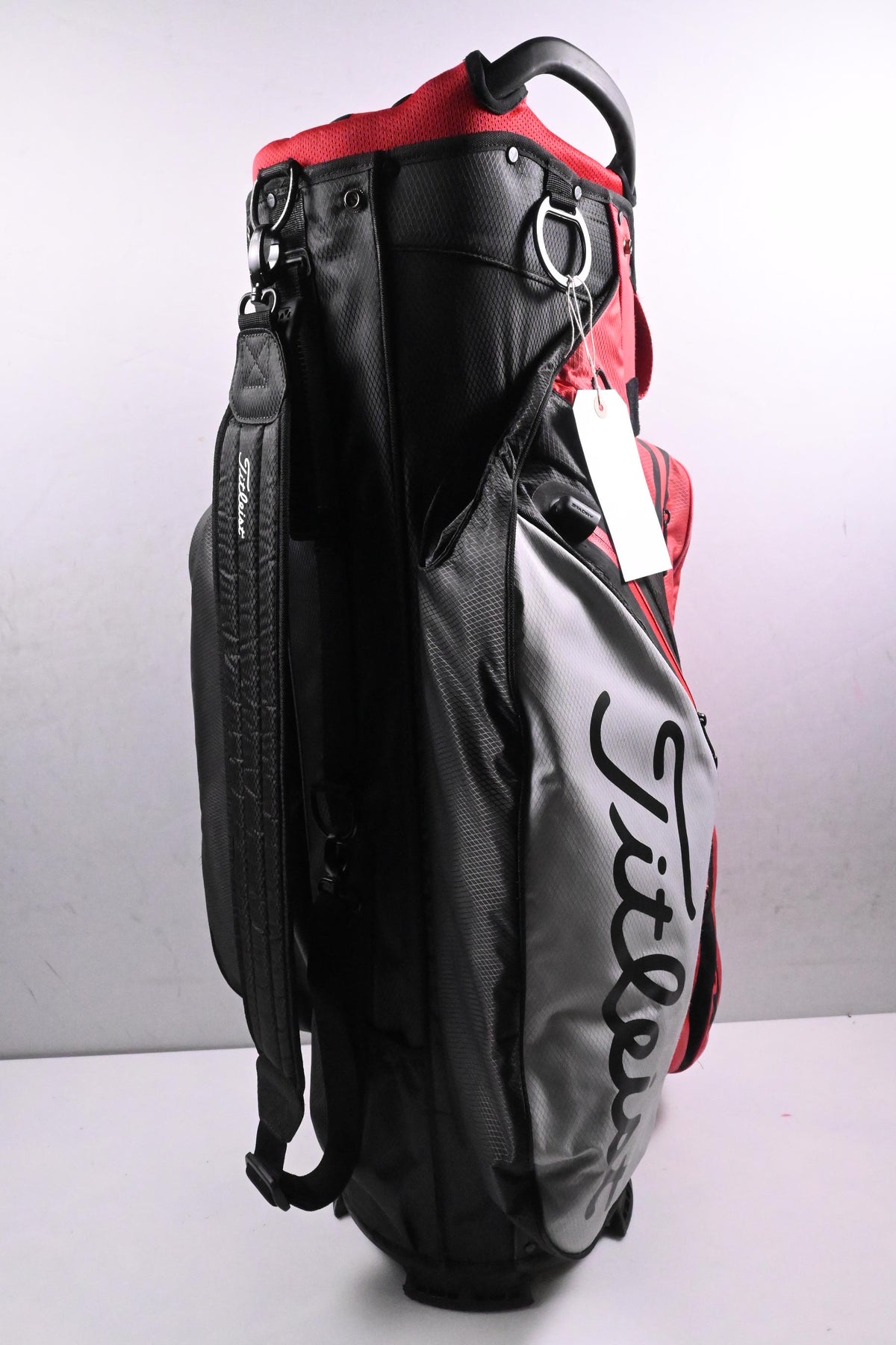 Titleist Cart 14 StaDry Cart Bag / 14-Way Divider / Red, Black, White
