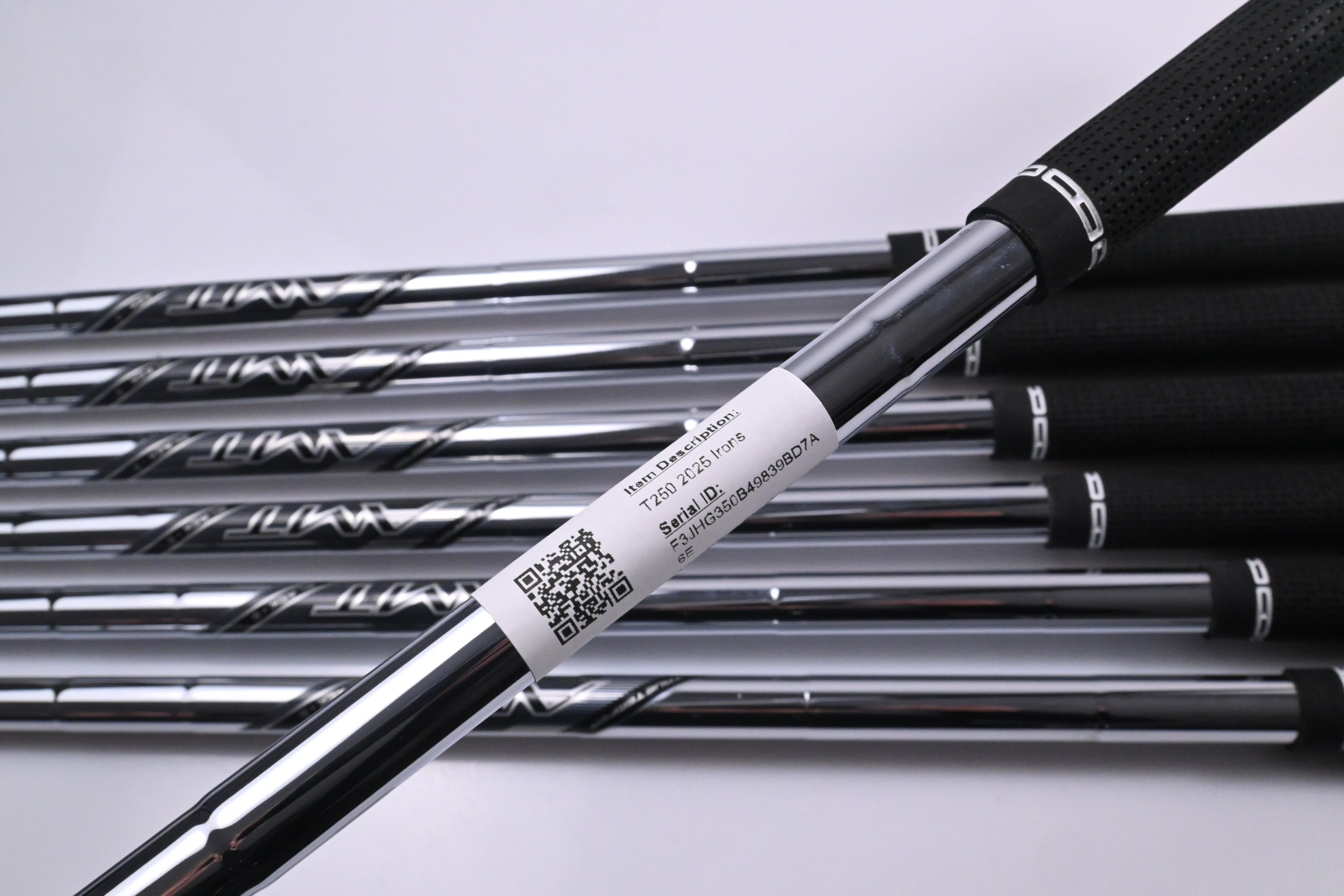 Titleist T250 2025 Irons / 4-PW / Stiff Flex True Temper AMT Black Shafts
