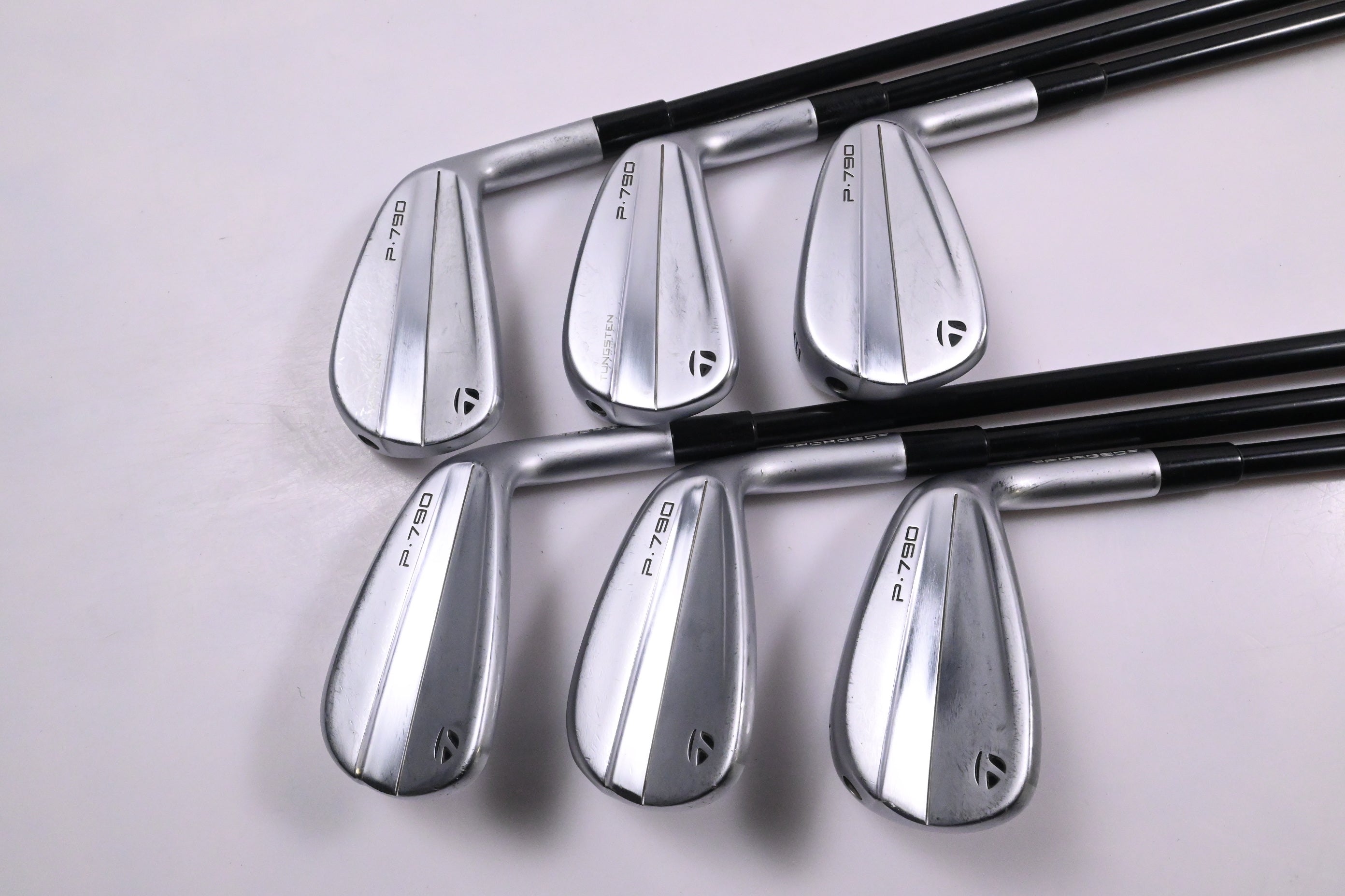 Taylormade P790 2023 Irons / 6-PW+GW / Regular Flex Ventus TR Blue 6 Shafts
