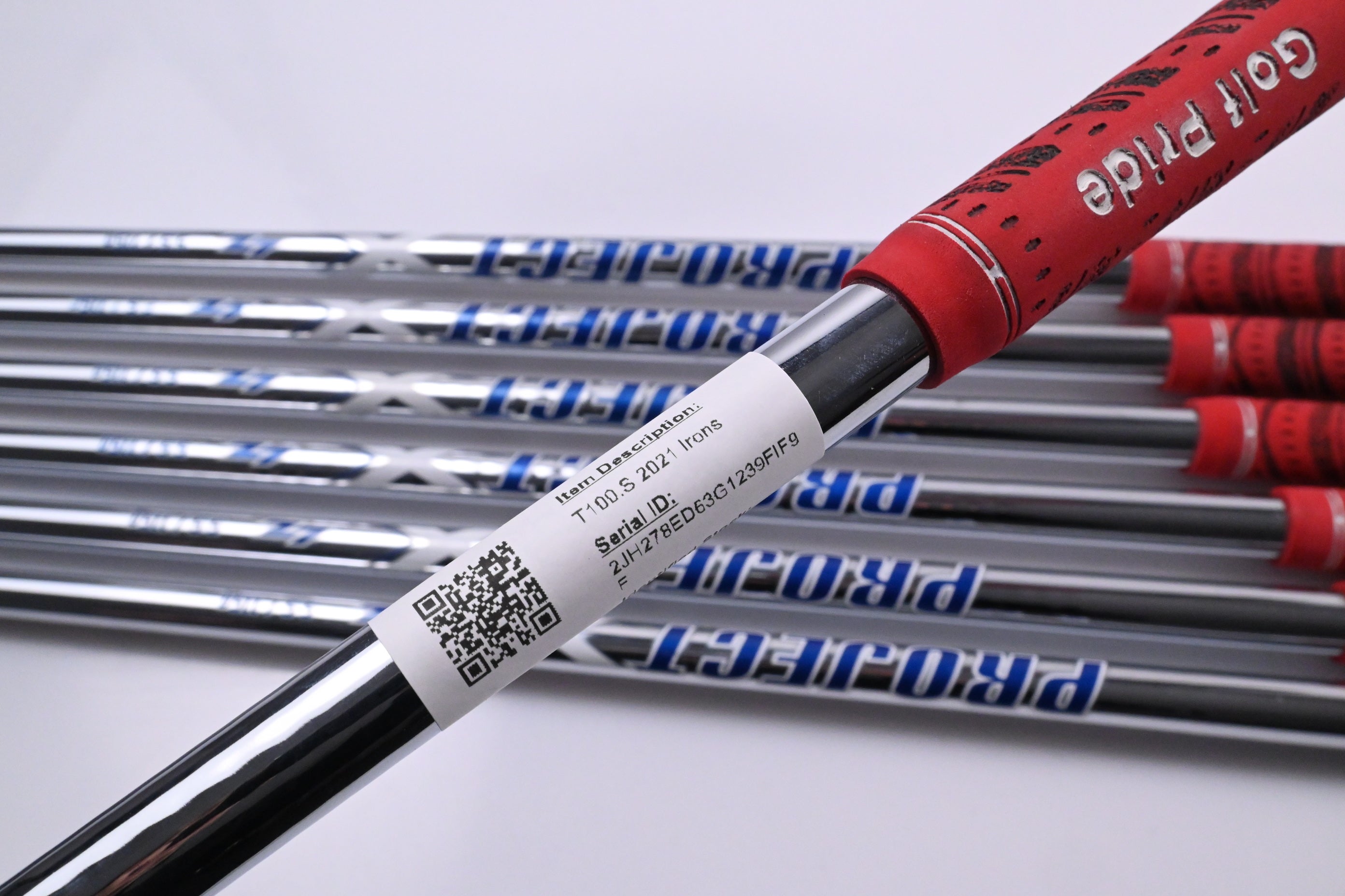 Titleist T100.S 2021 Irons / 5-PW+48° / Regular Flex Project X LZ 115 Shafts