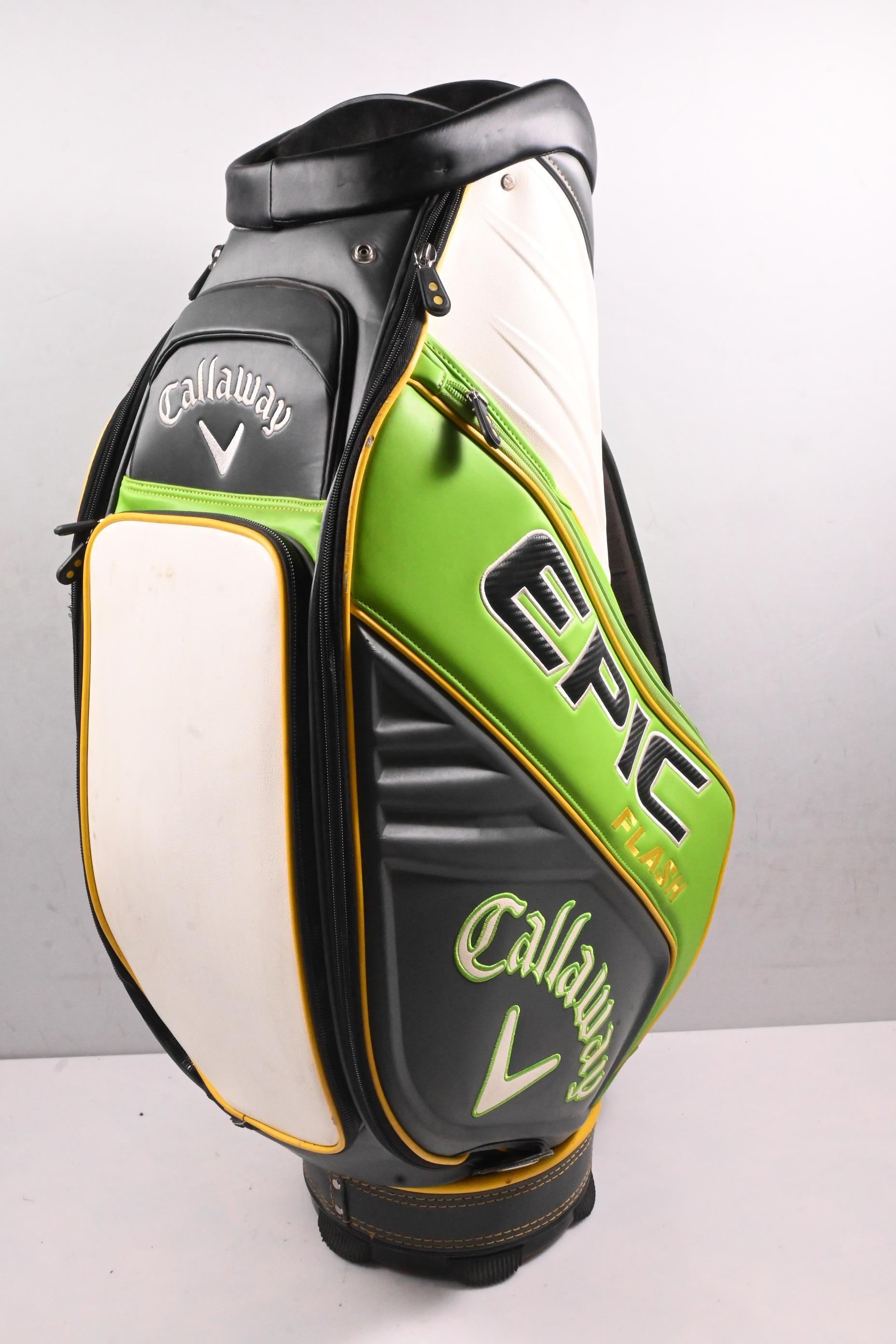 Callaway Epic Flash Tour Bag / 6-Way Divider / White, Green