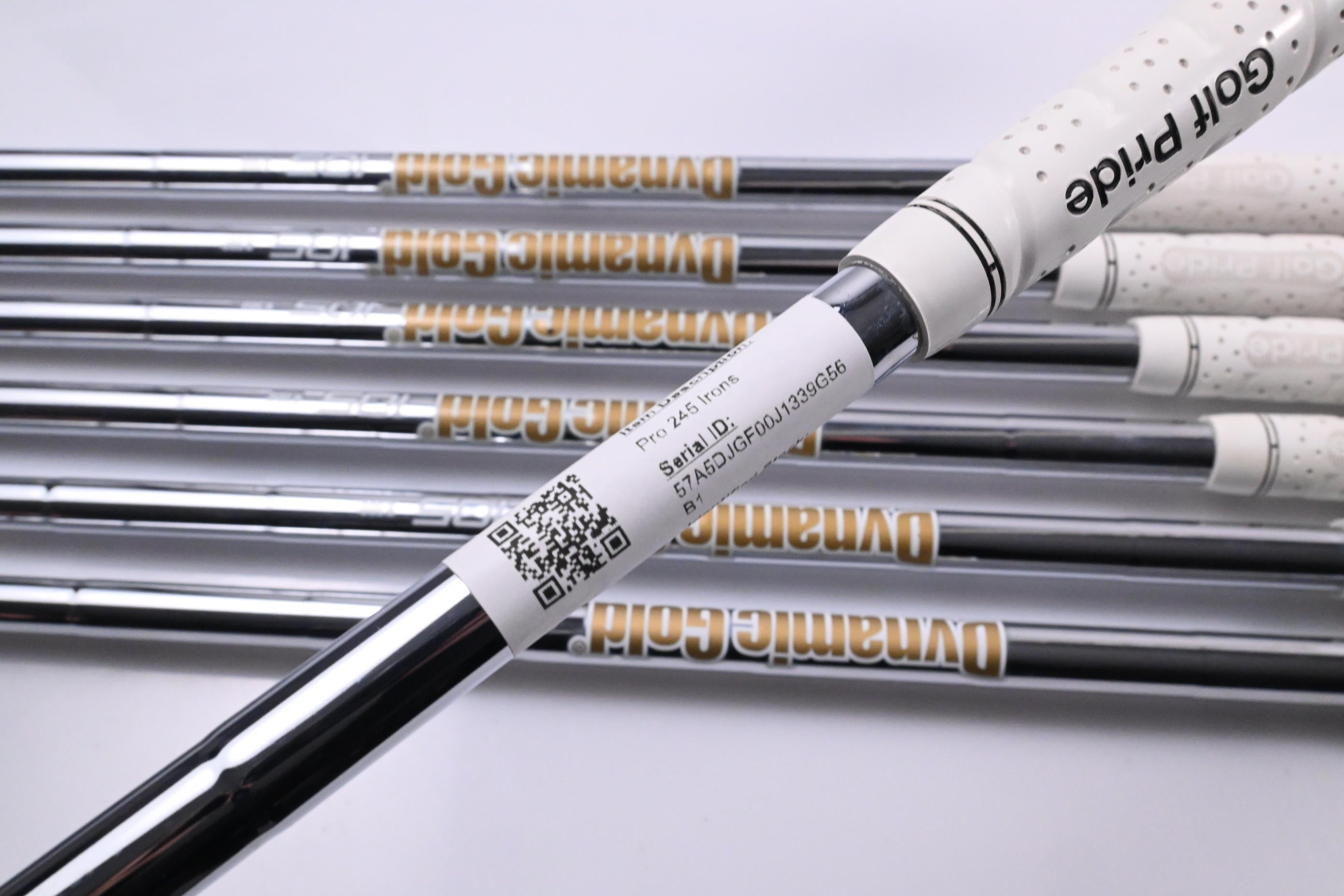 Mizuno Pro 245 Irons / 4-PW / Regular Flex Dynamic Gold 105 R300 Shafts