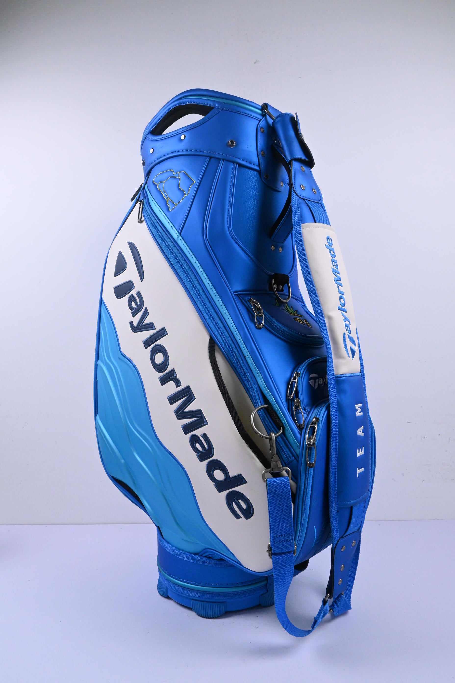 Team Taylormade Pro Championship Tour Bag / 6-Way Divider / Blue & White