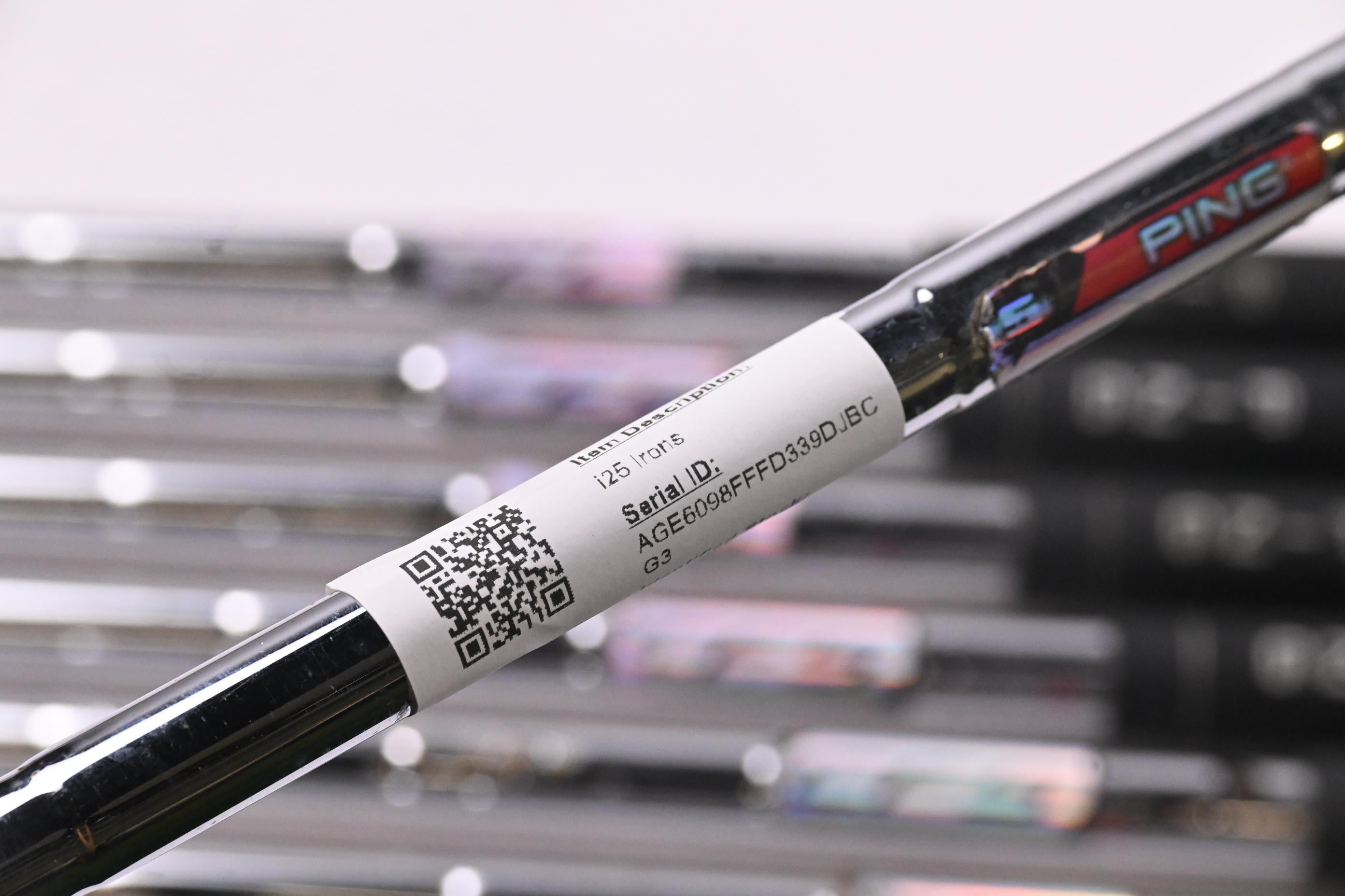 Ping i25 Irons / 3-PW / Stiff Flex Ping CFS Shafts