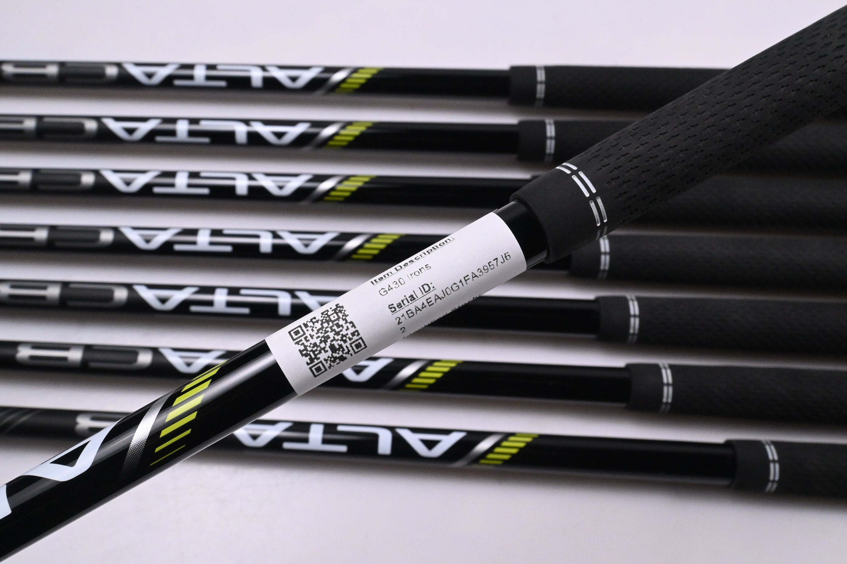 Ping G430 Irons / 5-PW+45°+54° / White Dot / Senior Flex Ping Alta CB Black