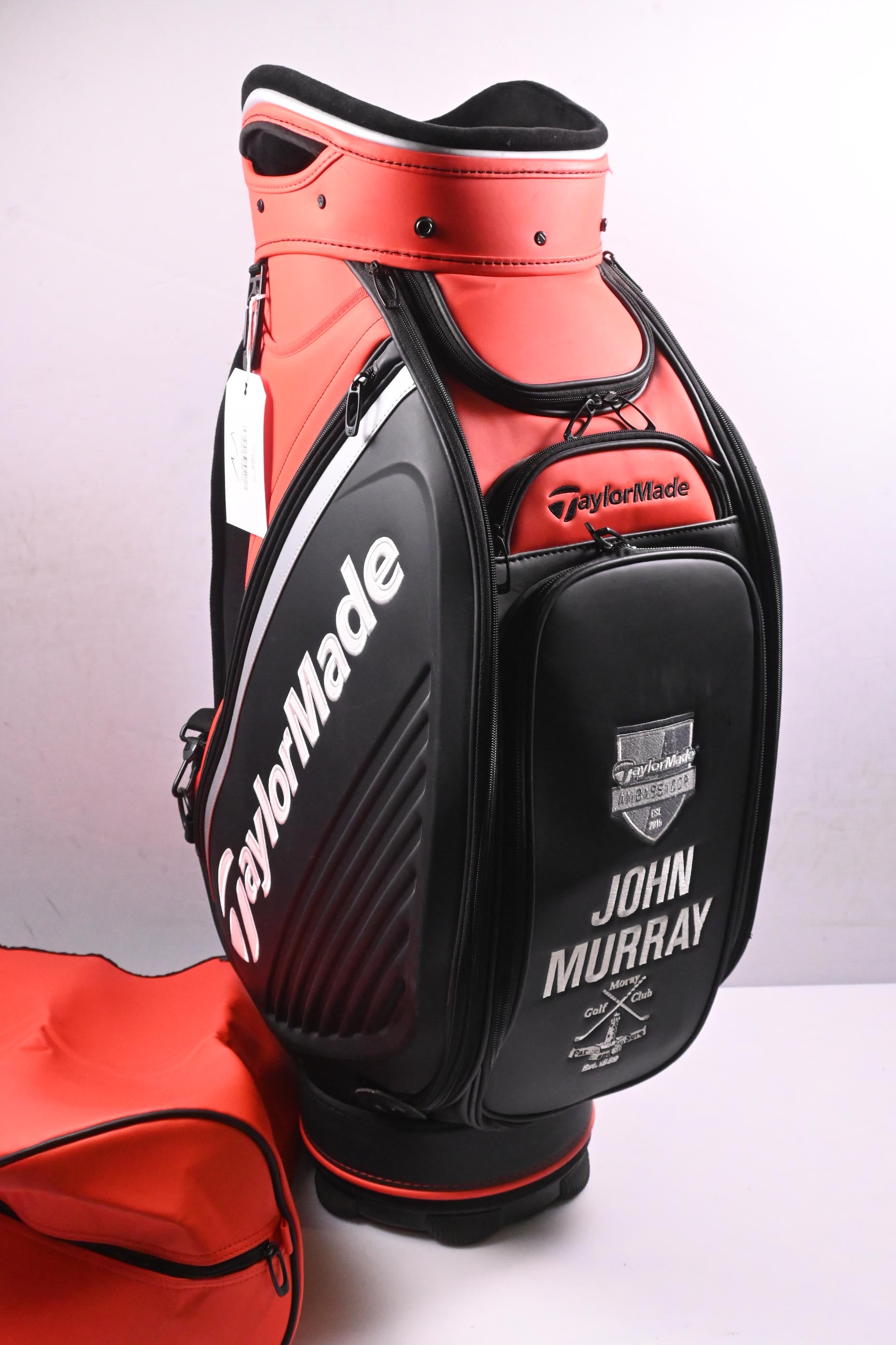 Taylormade 2019 Tour Staff Bag / 6-Way Divider / Black & Red