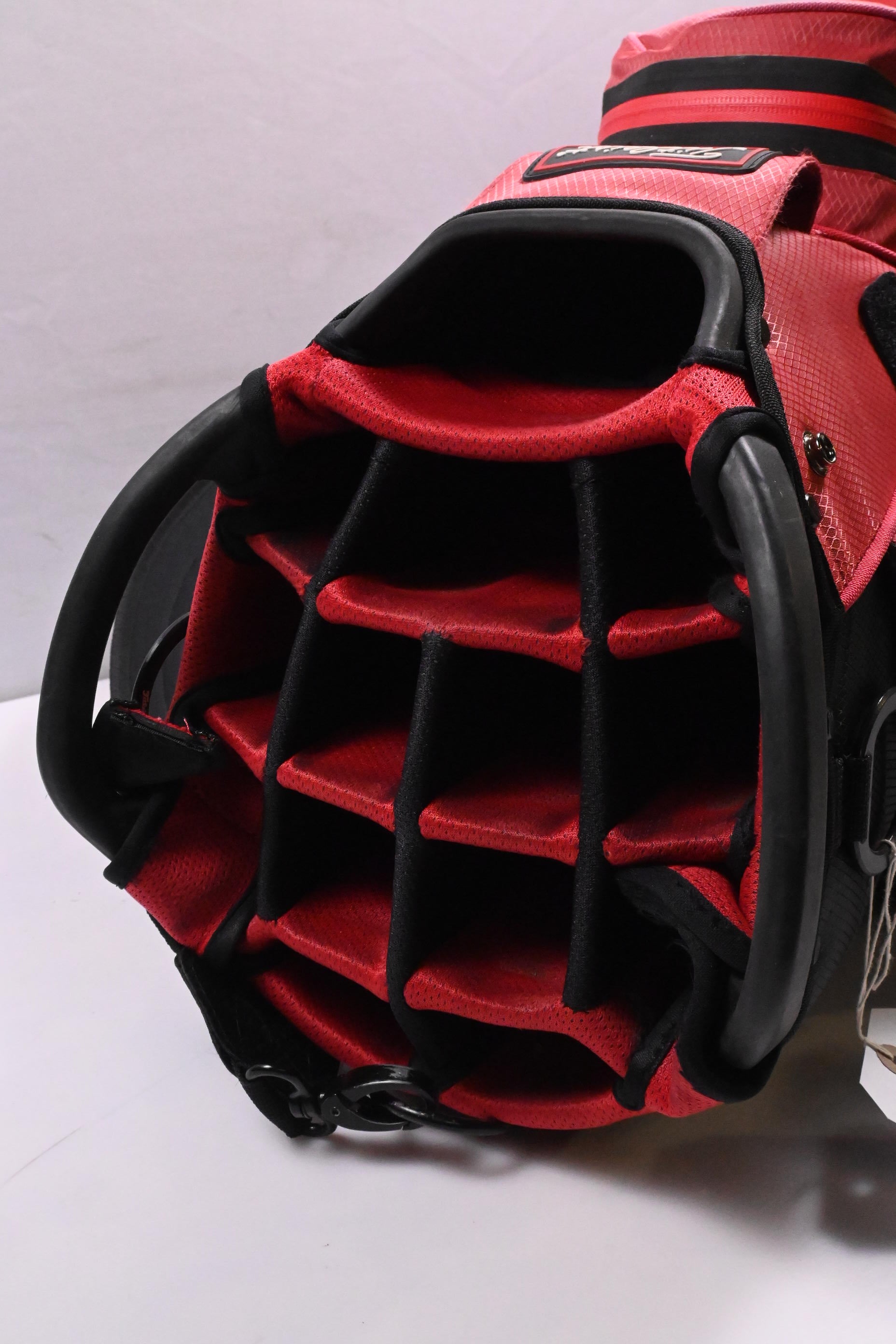 Titleist Cart 14 StaDry Cart Bag / 14-Way Divider / Red, Black, White