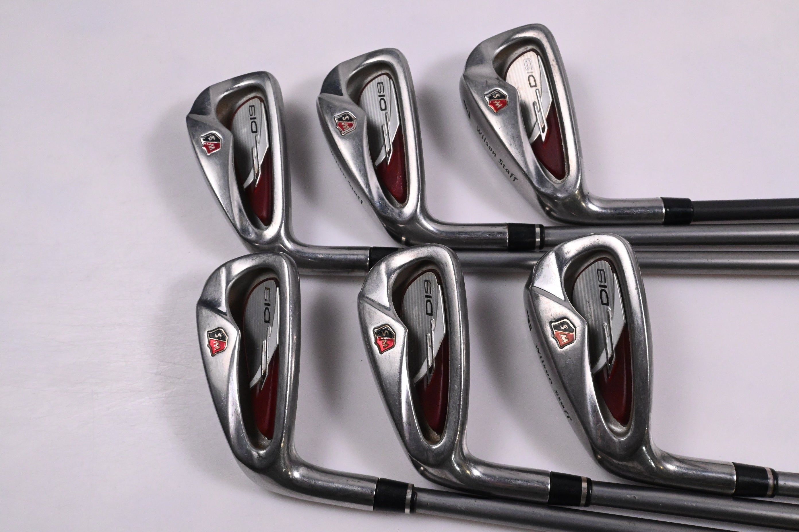 Left Hand Wilson Di9 Irons / 5-PW / Stiff Flex UST Proforce V2 Red 65 Shafts