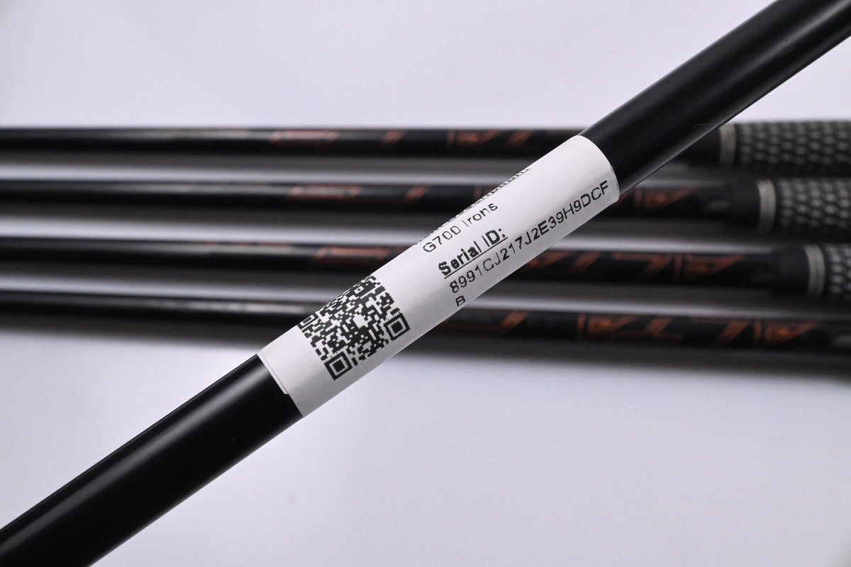 Ping G700 Irons / 5-9i / Red Dot / Senior Flex Ping Alta CB Shafts