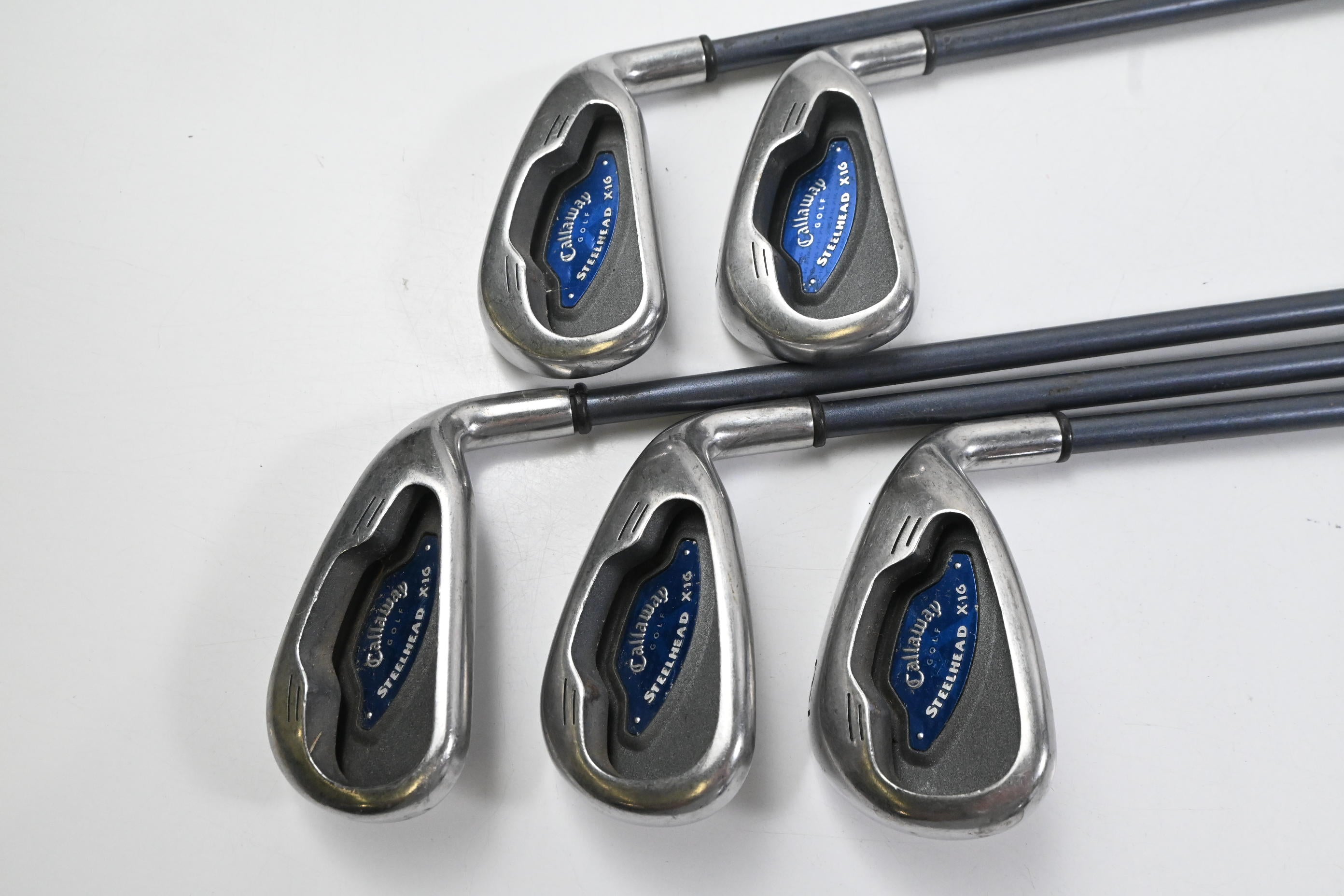 Callaway X-16 Irons / 5-9i / Regular Flex System 75 Shafts