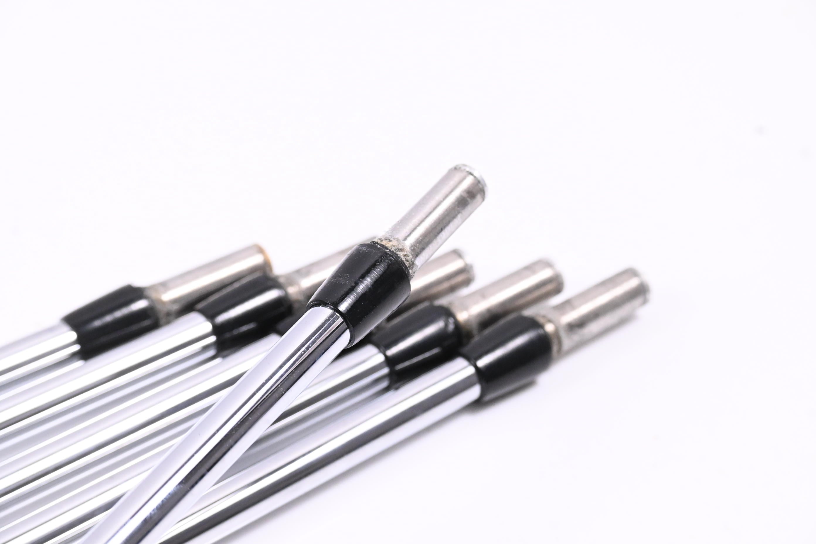 True Temper AMT Black R300 Iron Shafts / Regular Flex / Set of 6 / .355 Tip