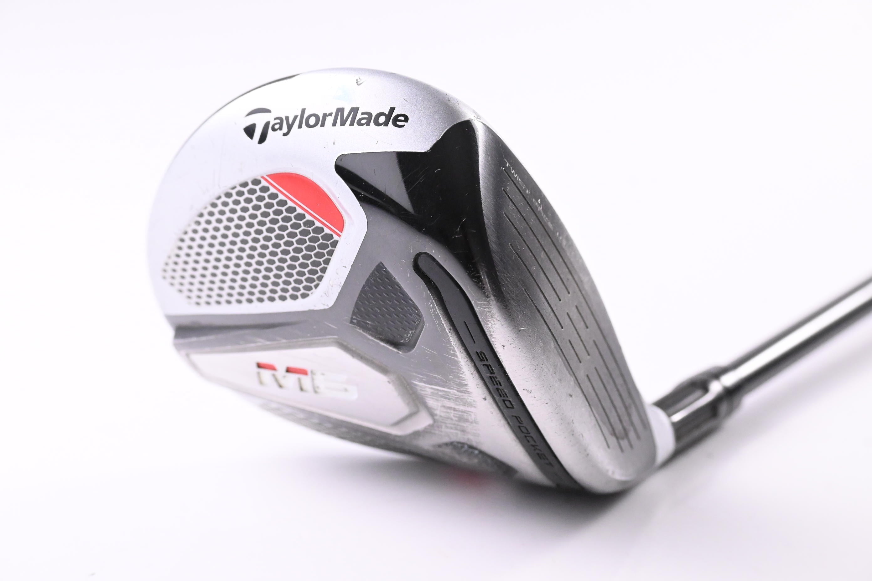 Taylormade M6 #3 Wood / 15 Degree / Stiff Flex Fujikura Atmos Orange 6 Shaft