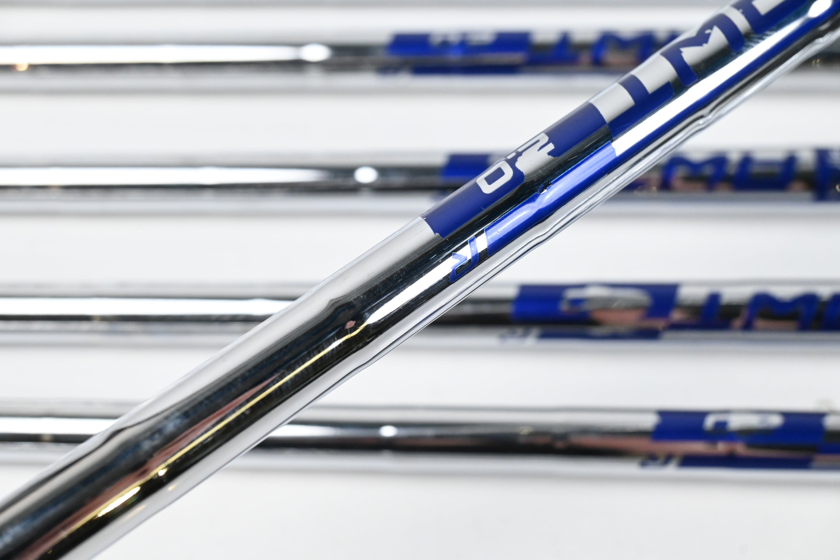 Ping G400 Irons / 5-PW+GW / Green Dot / Regular Flex Ping AWT 2.0 Shafts