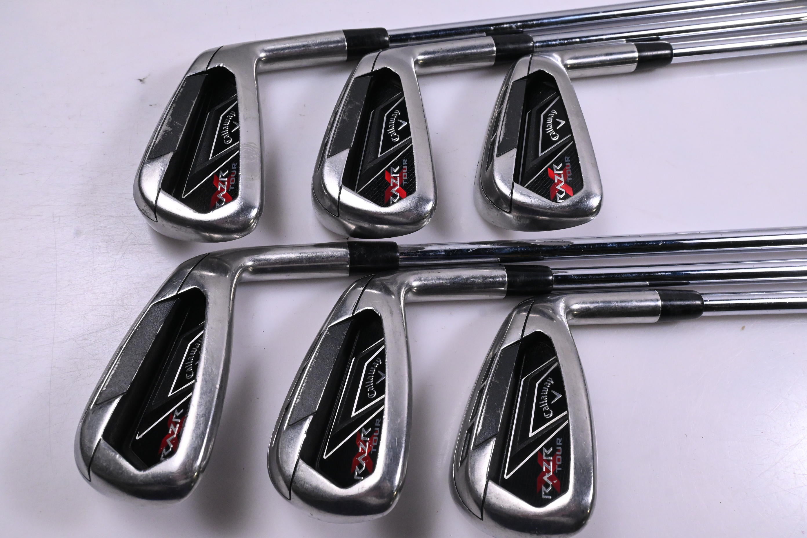 Callaway RAZR X Tour Irons / 5-PW / Regular Flex Project X Flighted Shafts