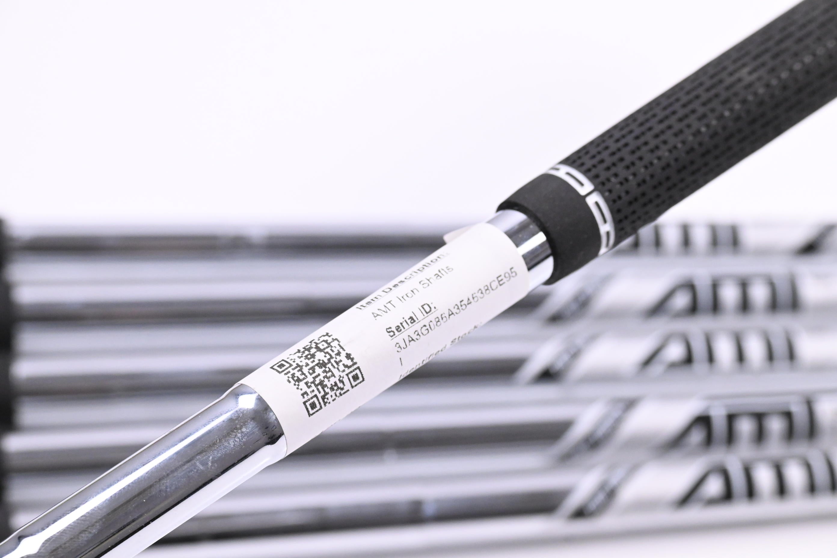 True Temper AMT Black R300 Iron Shafts / Regular Flex / Set of 6 / .355 Tip