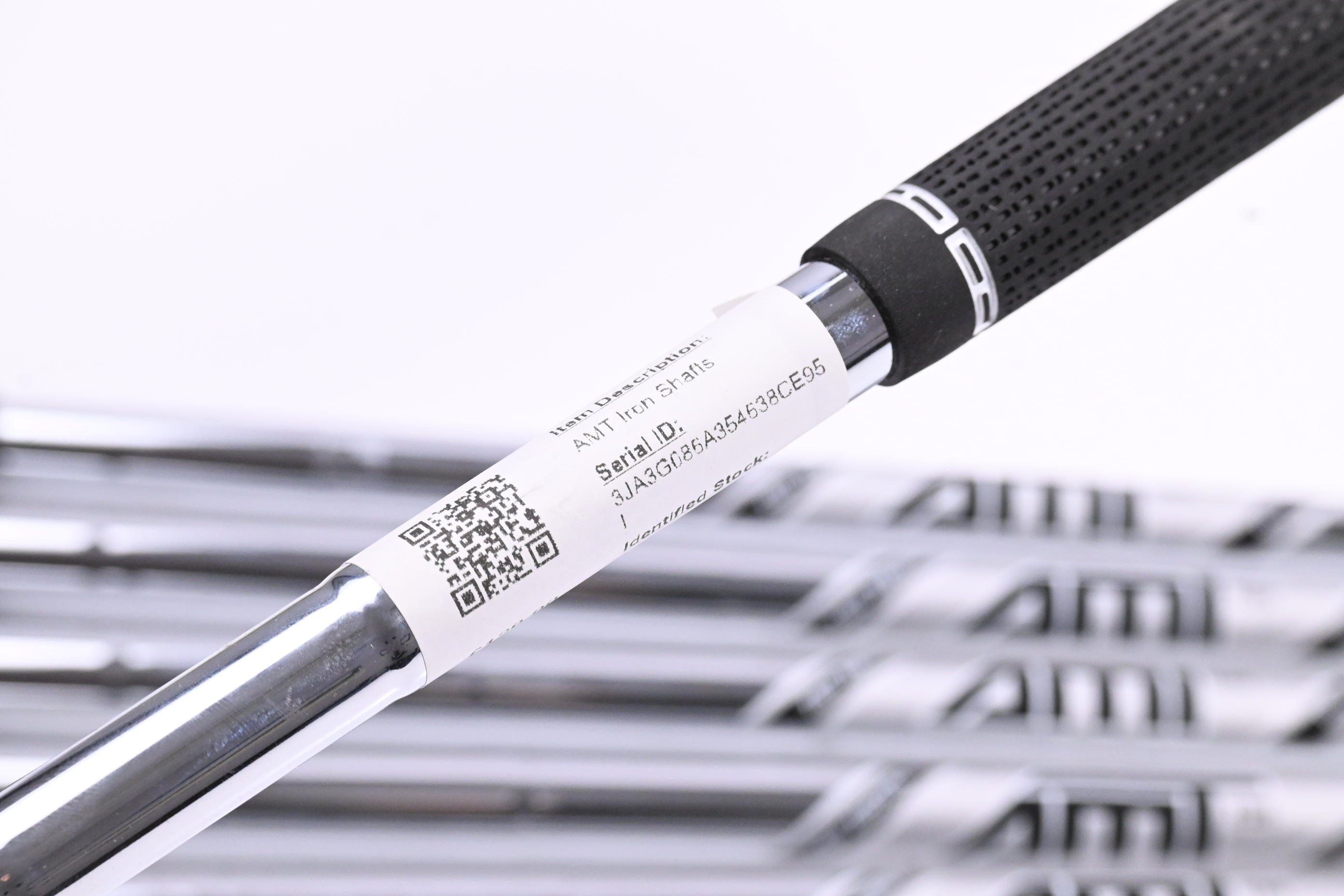 True Temper AMT Black R300 Iron Shafts / Regular Flex / Set of 6 / .355 Tip