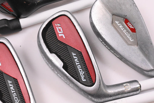 Left Hand Wilson ProStaff JGi Package Set / Woods, Irons, Putter, Bag