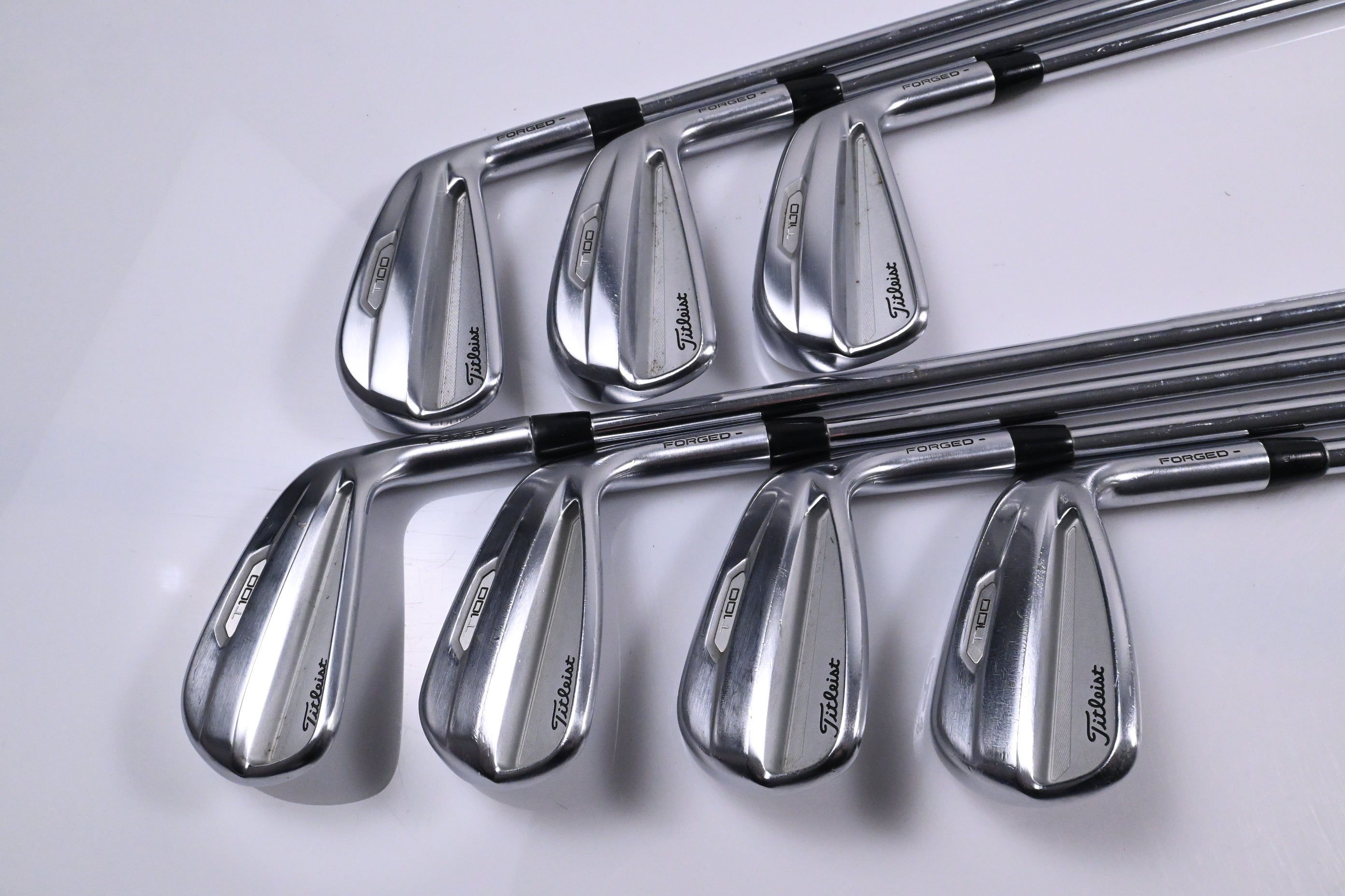 Titleist T100 2021 Irons / 4-PW / Stiff Flex KBS Tour Shafts