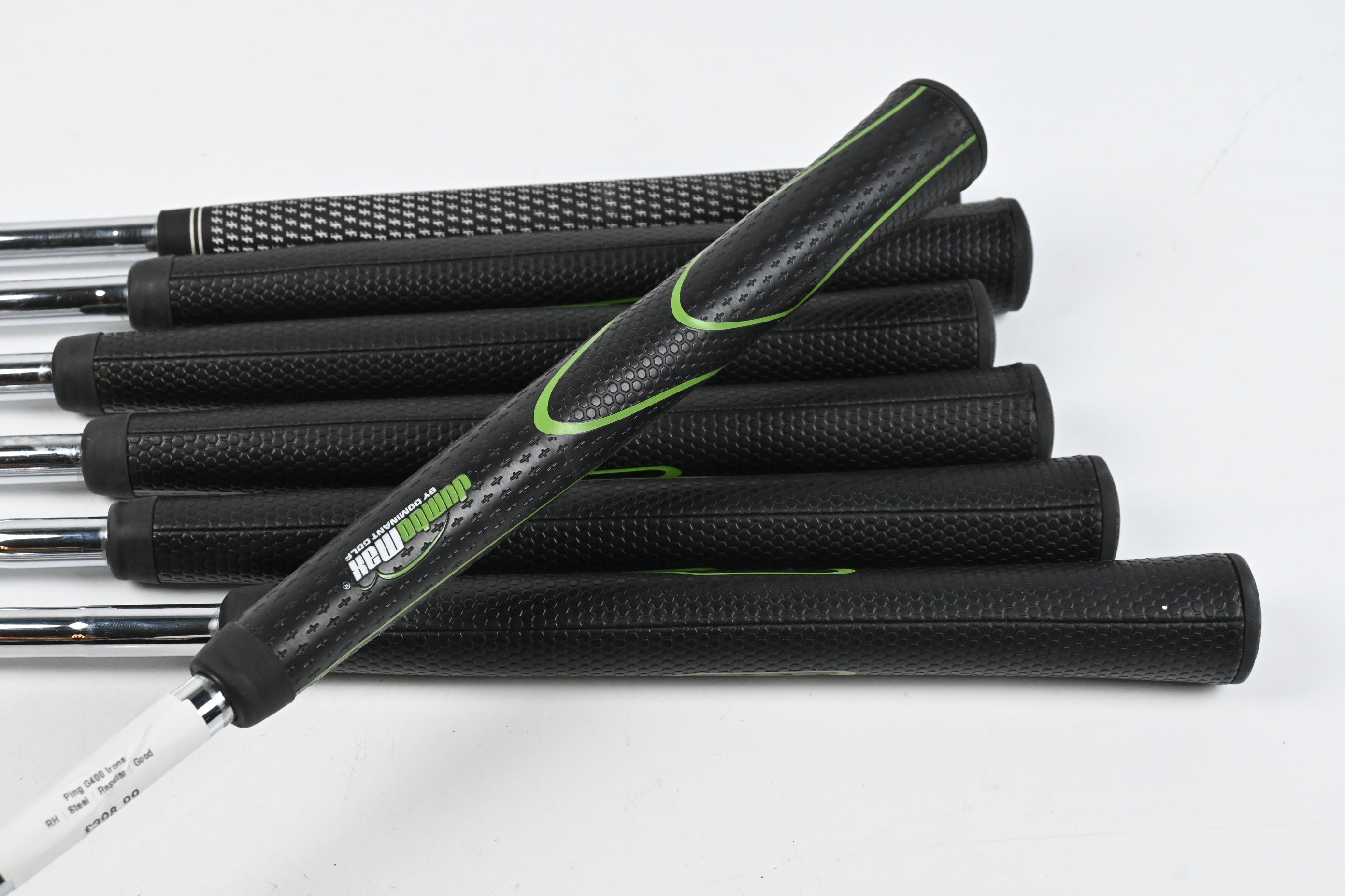 Ping G400 Irons / 5-PW+GW / Green Dot / Regular Flex Ping AWT 2.0 Shafts